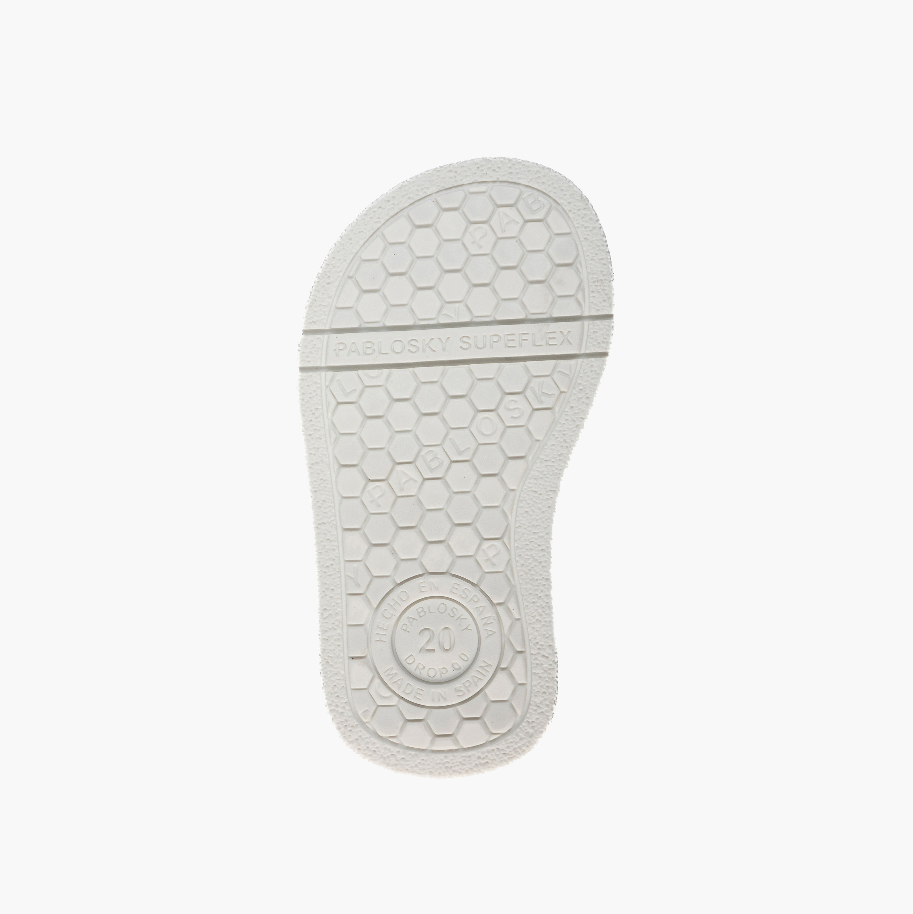 Pablosky Girls' Flower Accent Sandals with Hook and Loop Closure-baby-girls-shoes-sandals-image-7