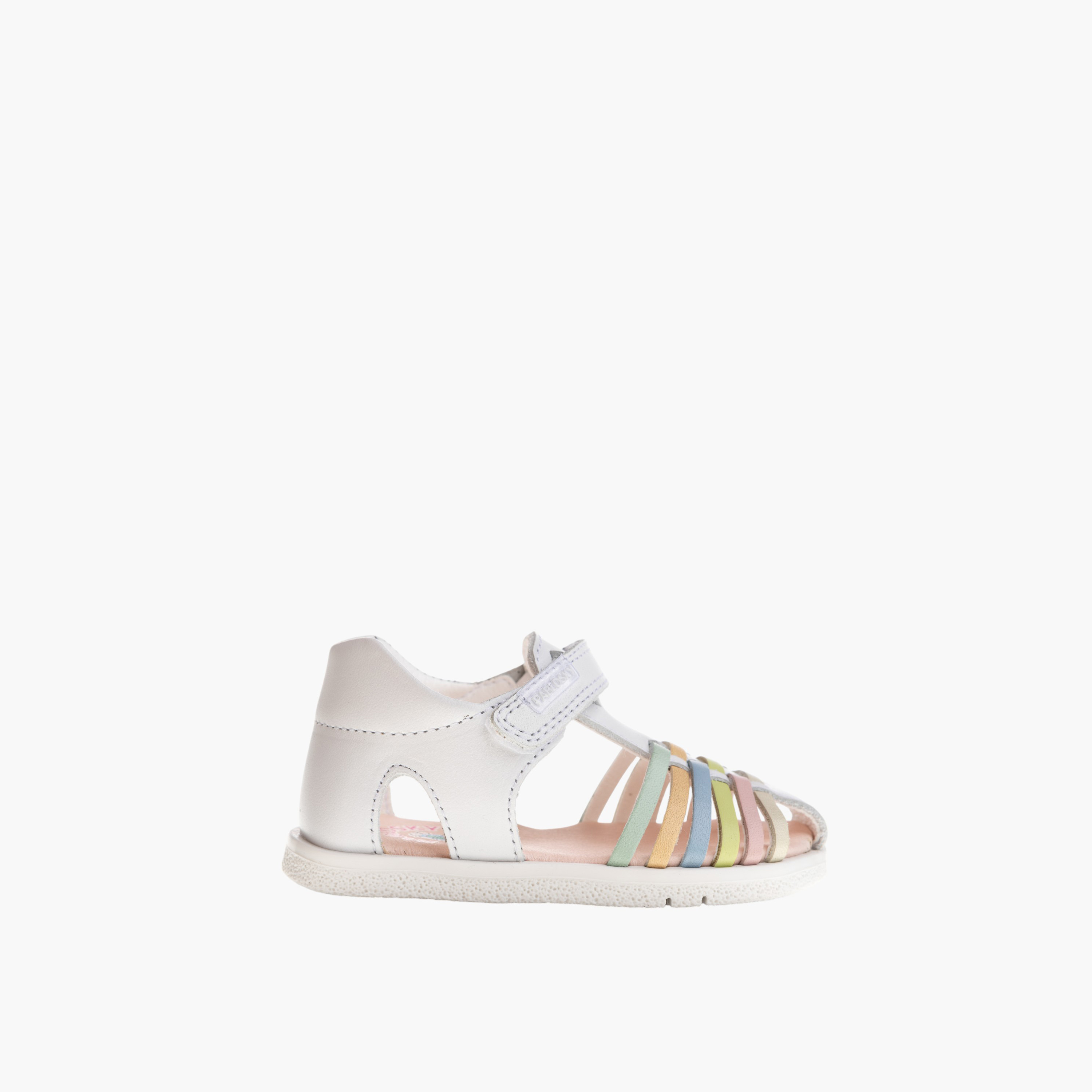 Pablosky Girls' Strap Sandals with Hook and Loop Closure-baby-girls-shoes-sandals-image-2