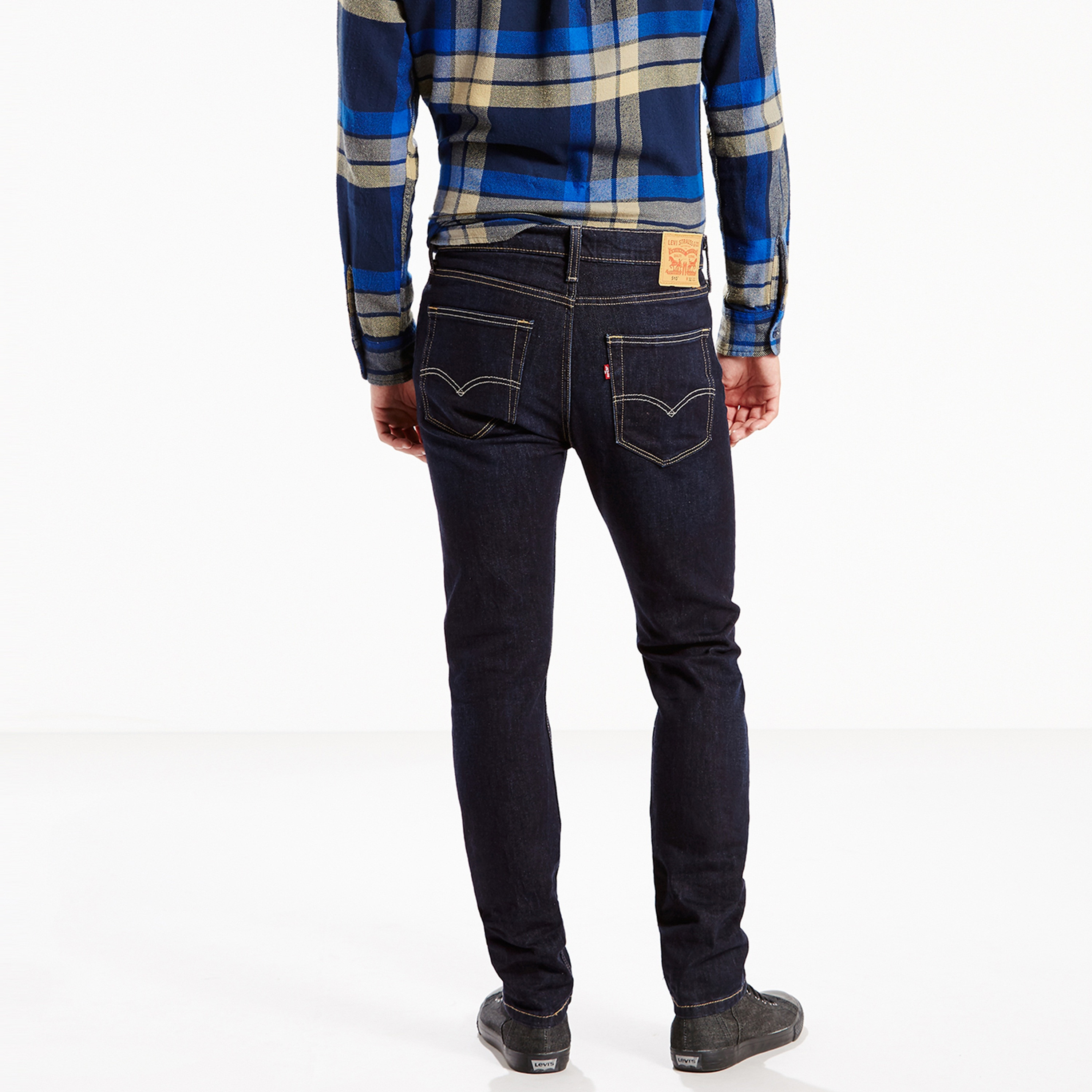 ليفايز - بنطال جينز خصر منخفض تصميم سكيني- أزرق-men-clothing-bottoms-jeans-image-4