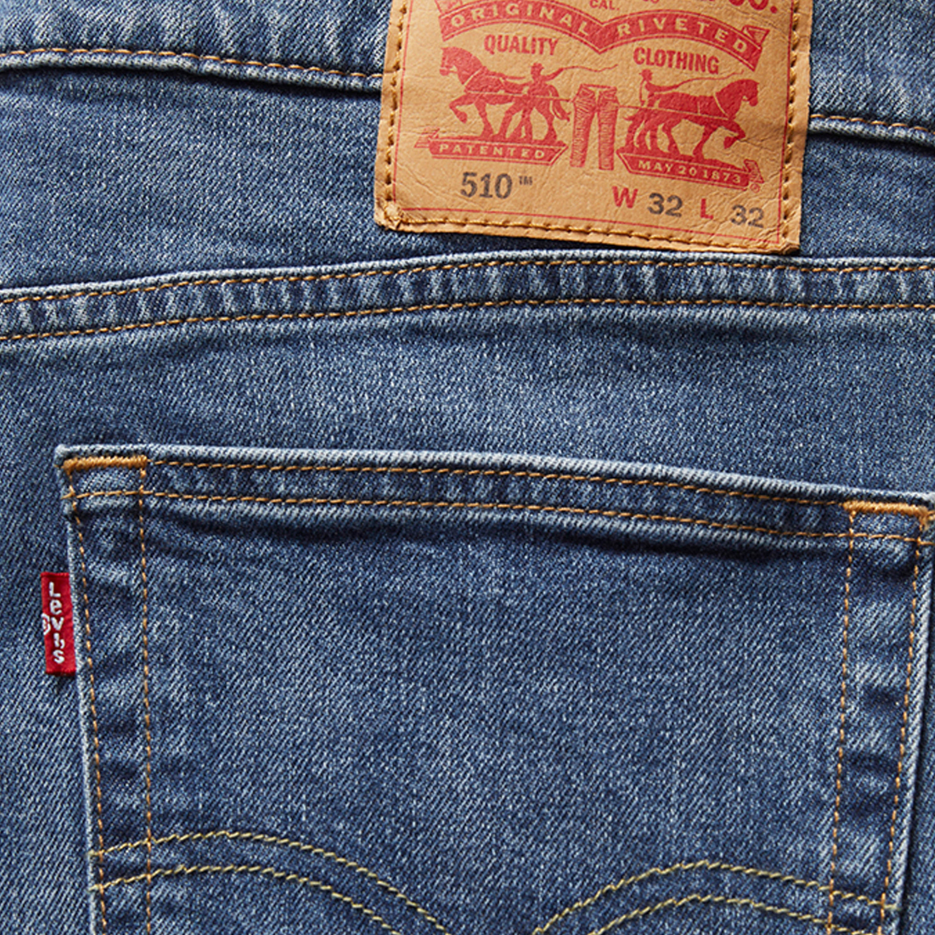 بنطلون جينز رجالي 510 بقصة ضيقة أزرق بخمسة جيوب من ليفايس-men-clothing-bottoms-jeans-image-5