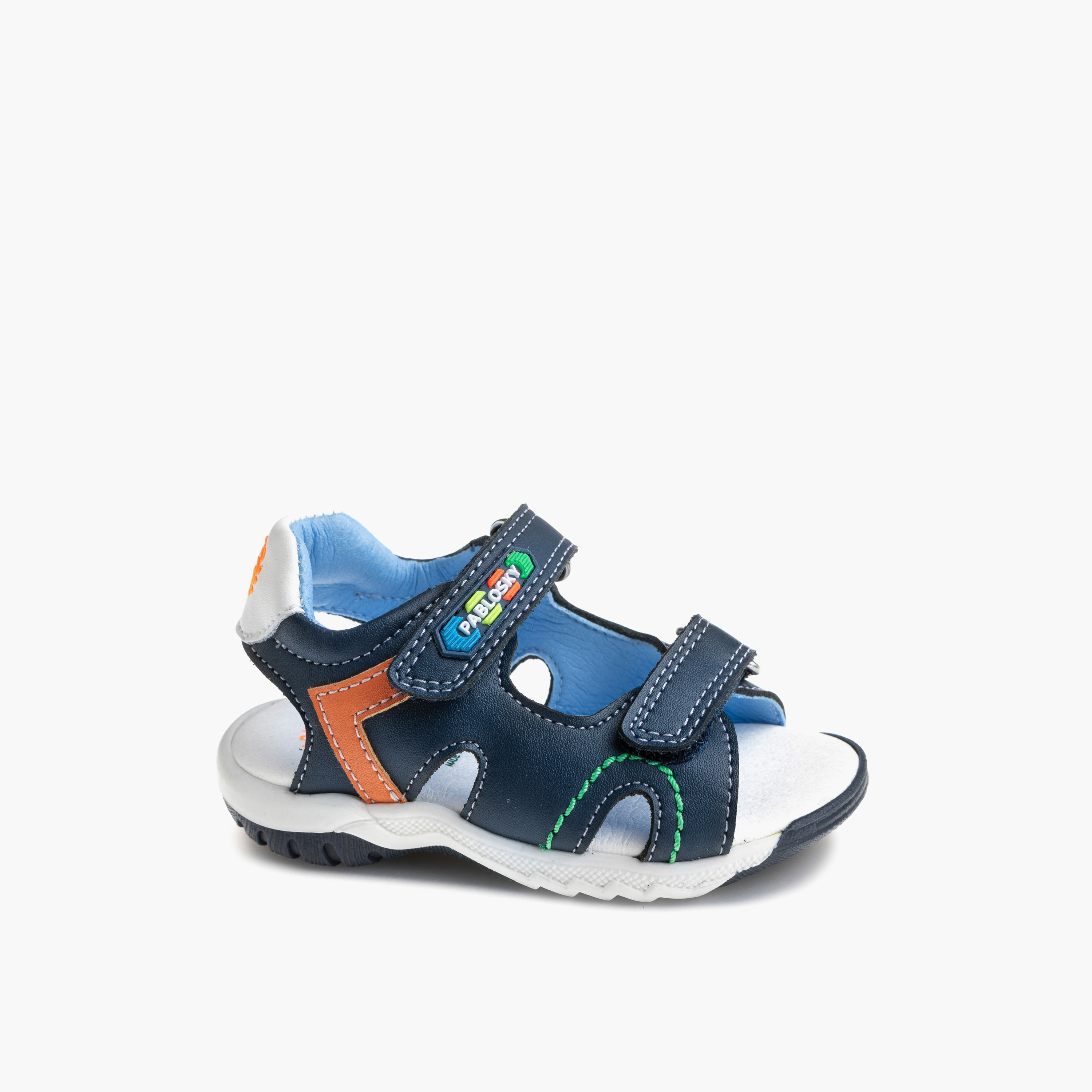 Pablosky Boys' Sandals with Hook and Loop Closure - 055820-baby-boys-shoes-sandals-image-1