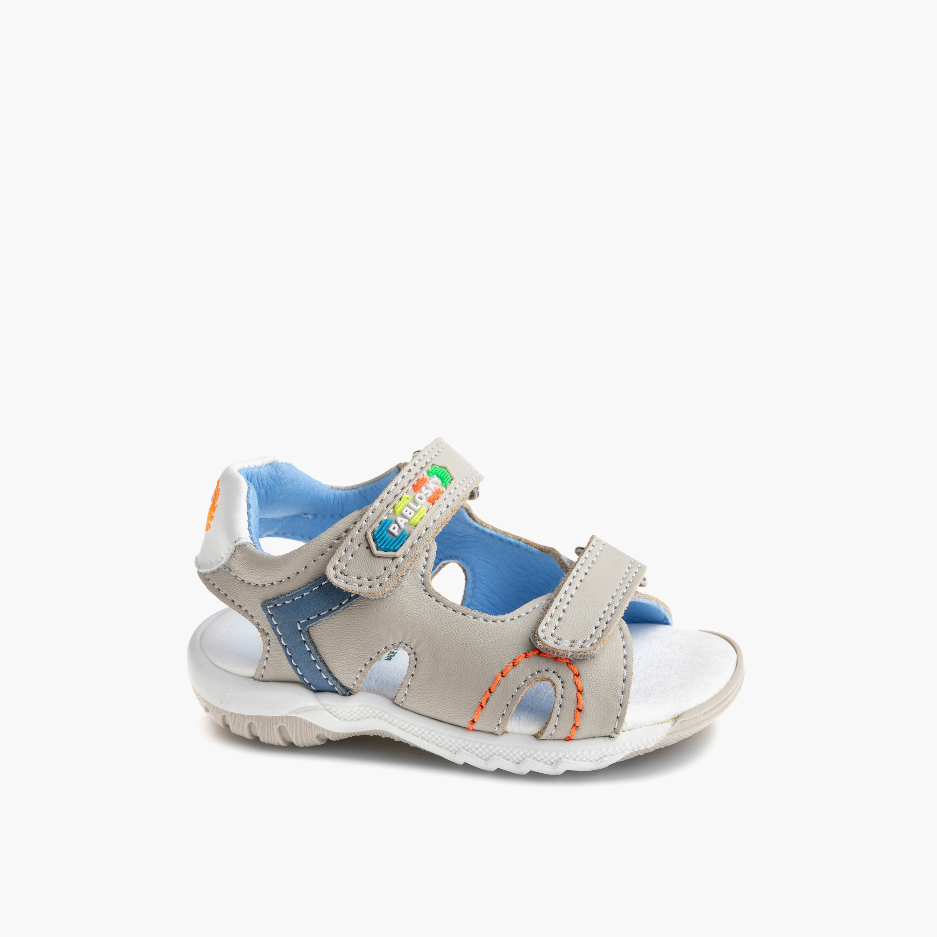 Pablosky Boys' Sandals with Hook and Loop Closure - 055850-baby-boys-shoes-sandals-image-1