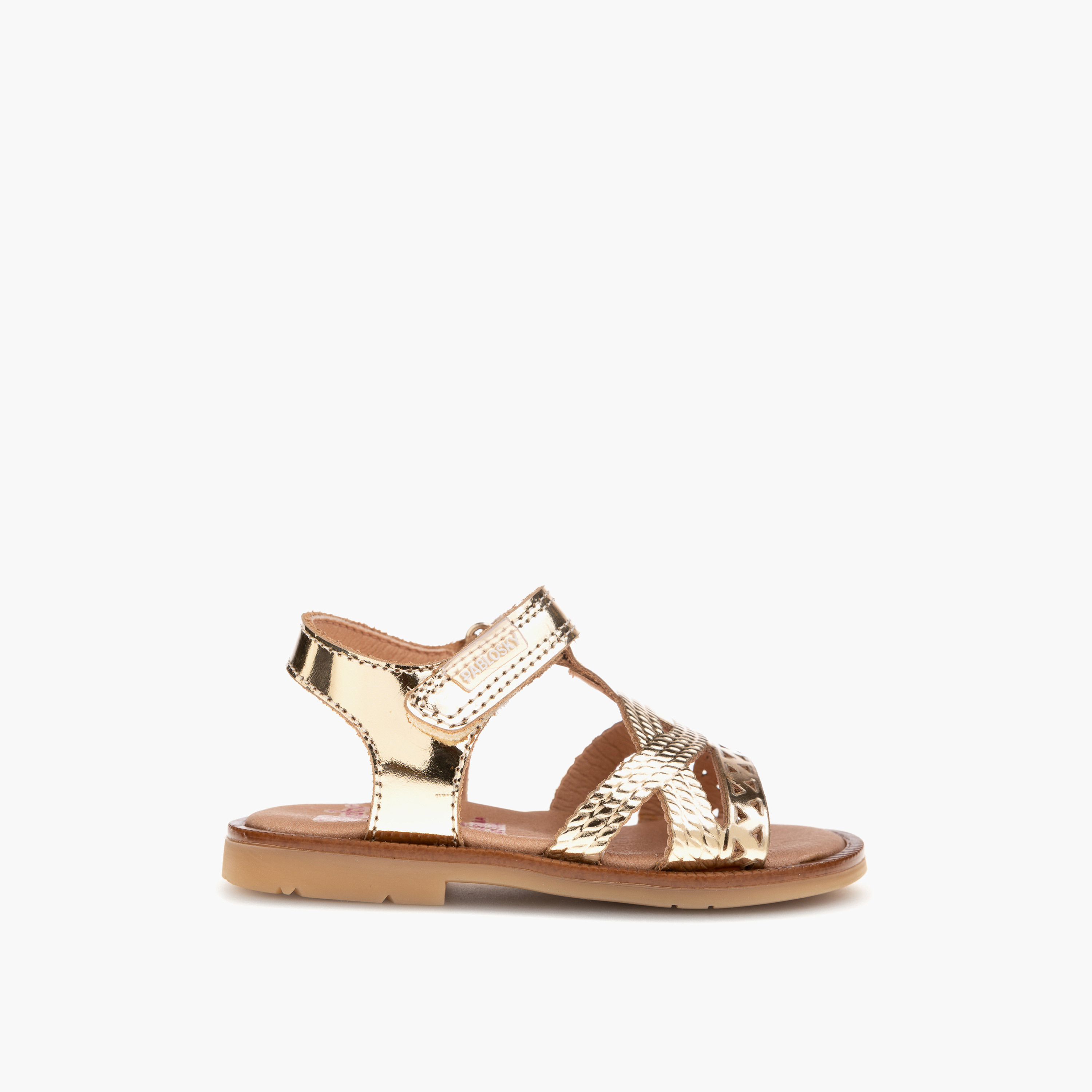 صندل بأحزمة وشريط إغلاق لاصق للبنات من بابلوسكي-baby-girls-shoes-sandals-image-5