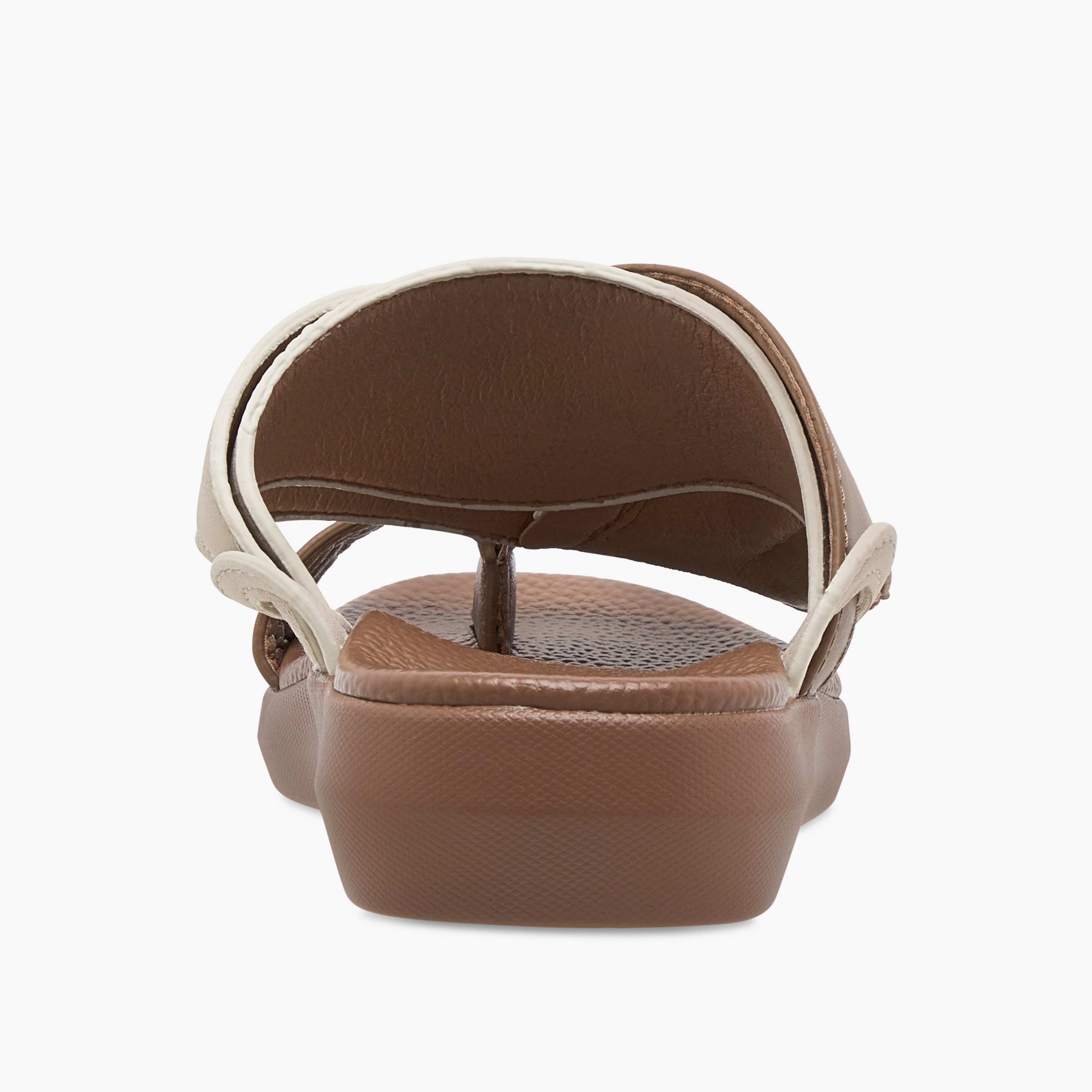 Al Waha Embroidered Slip-On Arabic Sandals with Toe Loop Detail-boys-shoes-sandals-image-4