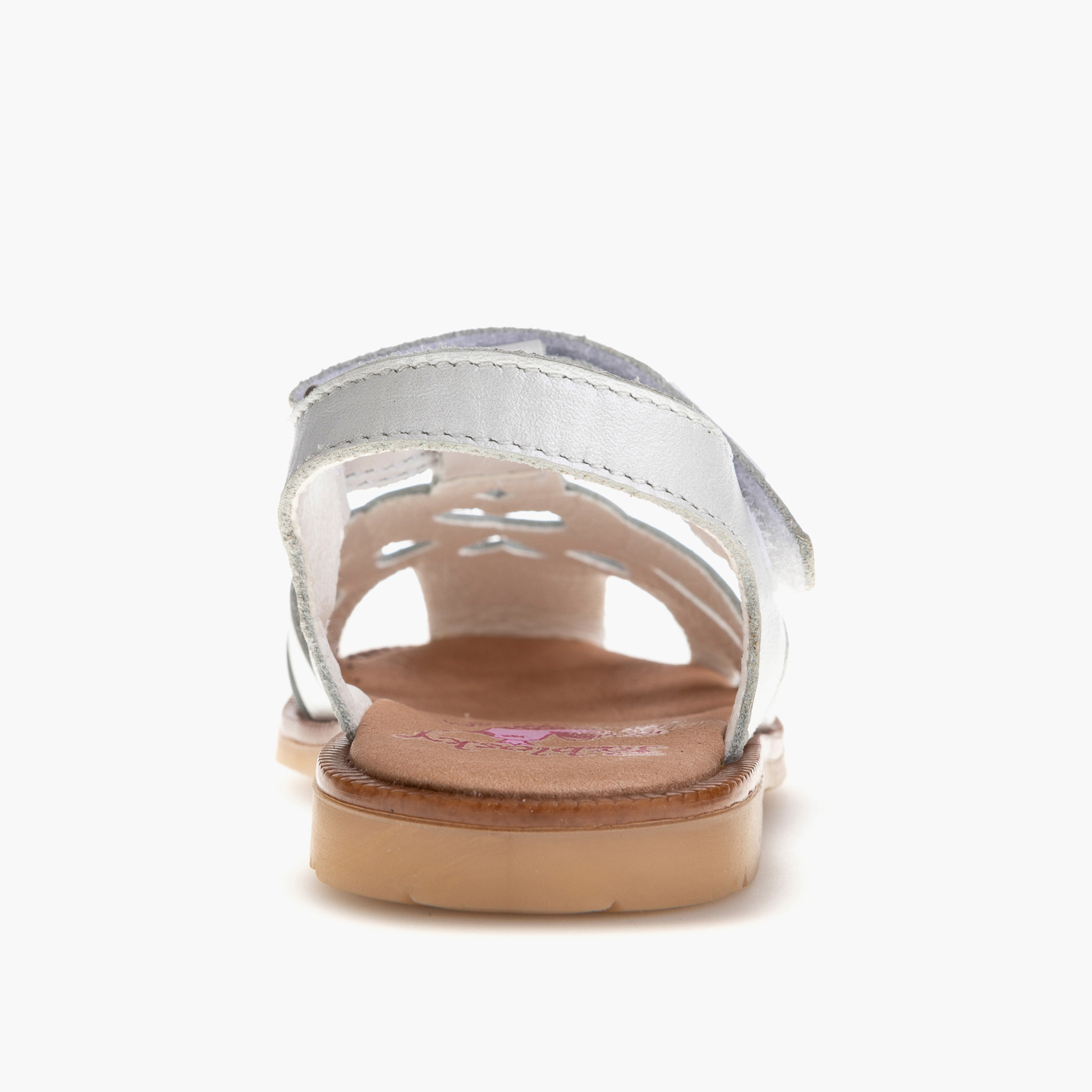 Pablosky Girls' Embellished Cutout Detail Sandals with Hook and Loop Closure-baby-girls-shoes-sandals-image-3