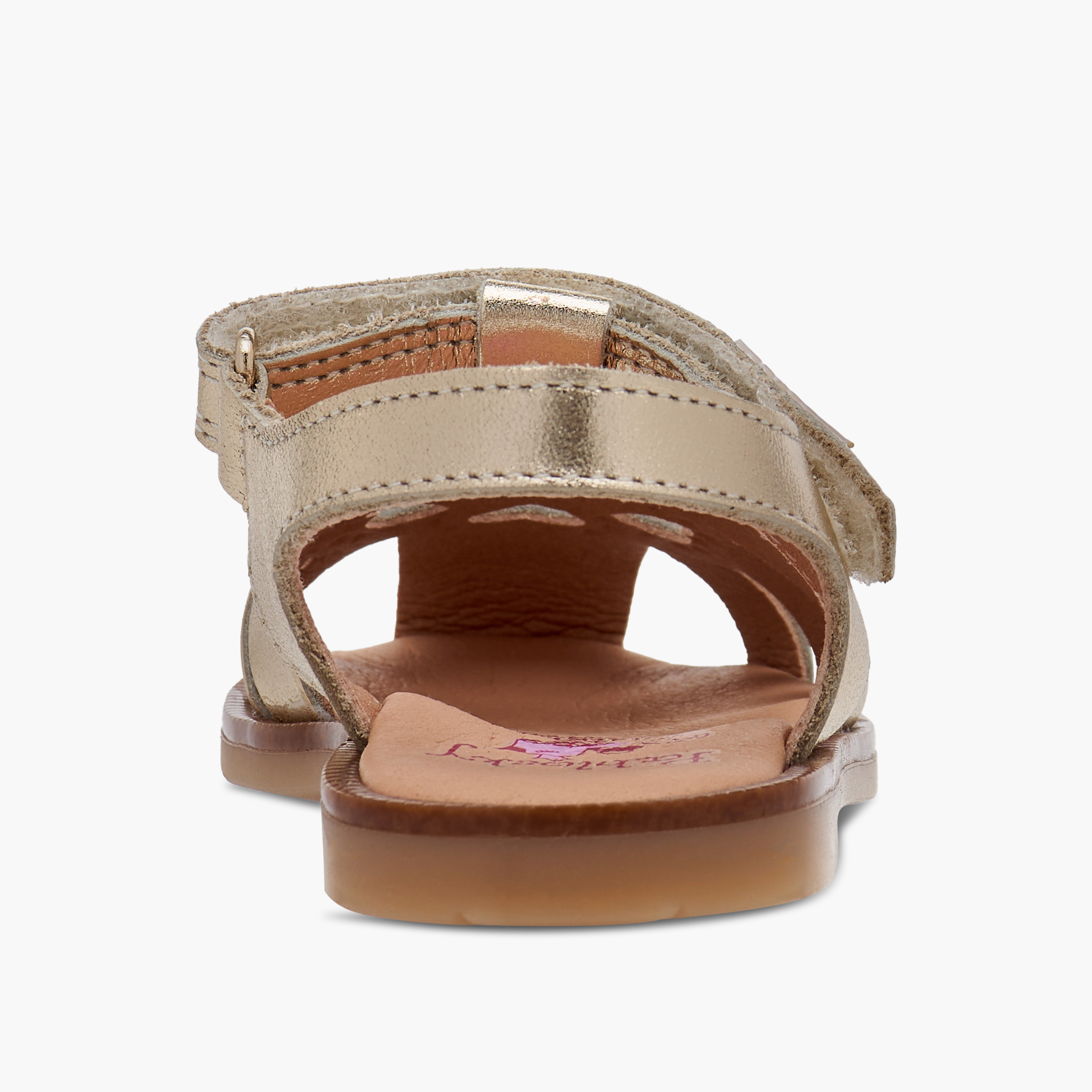 Pablosky Girls' Embellished Sandals with Hook and Loop Closure-baby-girls-shoes-sandals-image-4