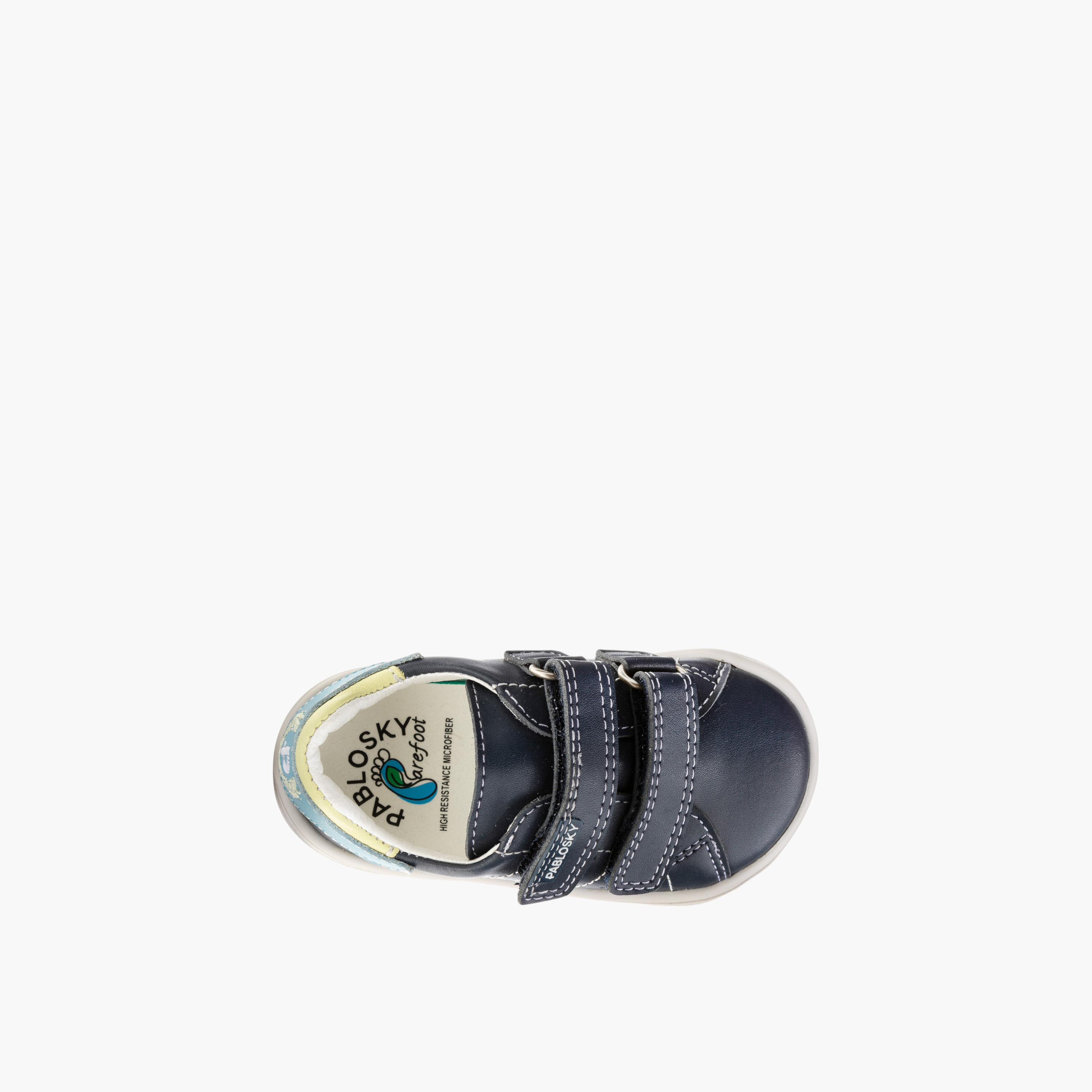 Pablosky Boys' Textured Shoes with Hook & Loop Closure-baby-boys-shoes-closedshoes-image-4