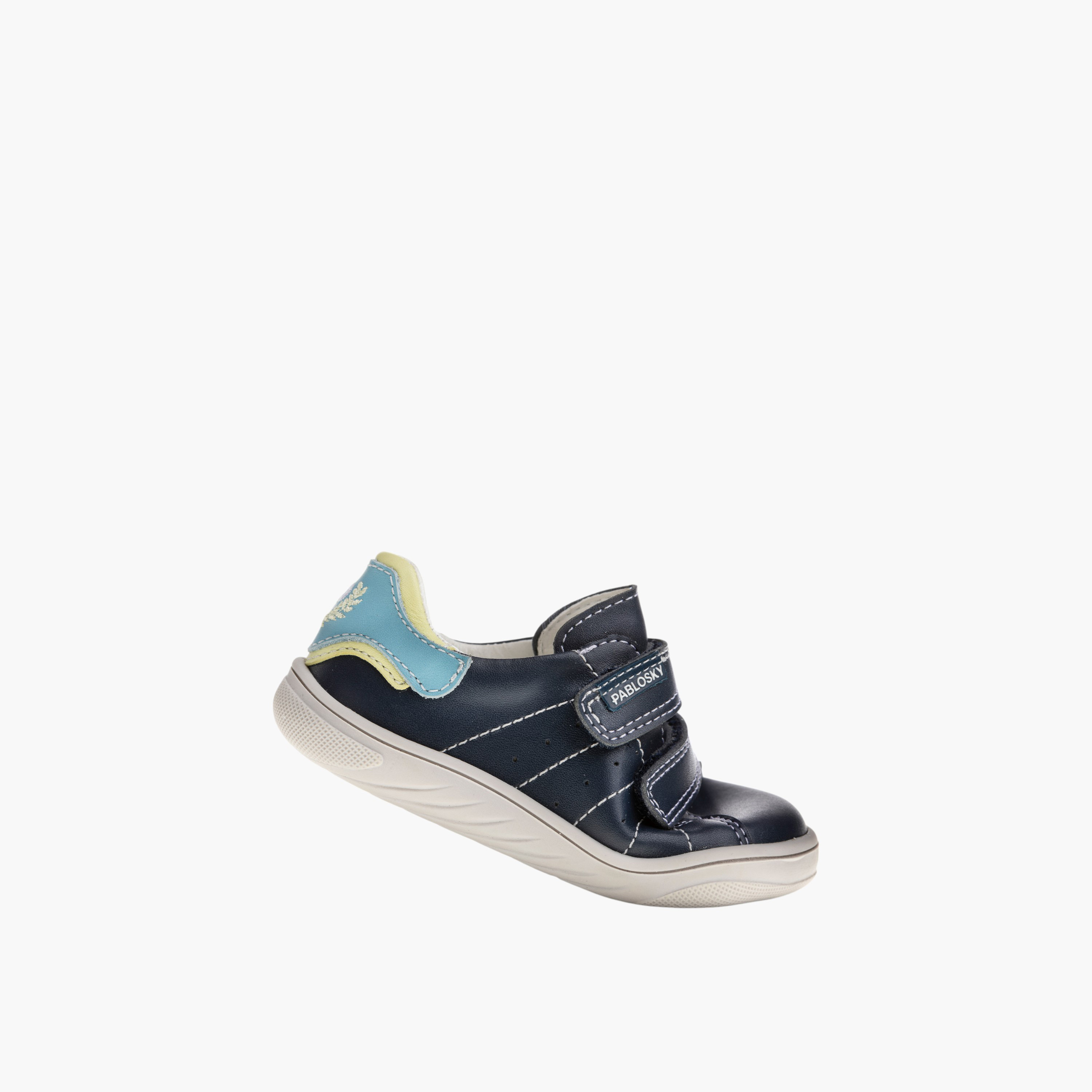 Pablosky Boys' Textured Shoes with Hook & Loop Closure-baby-boys-shoes-closedshoes-image-5