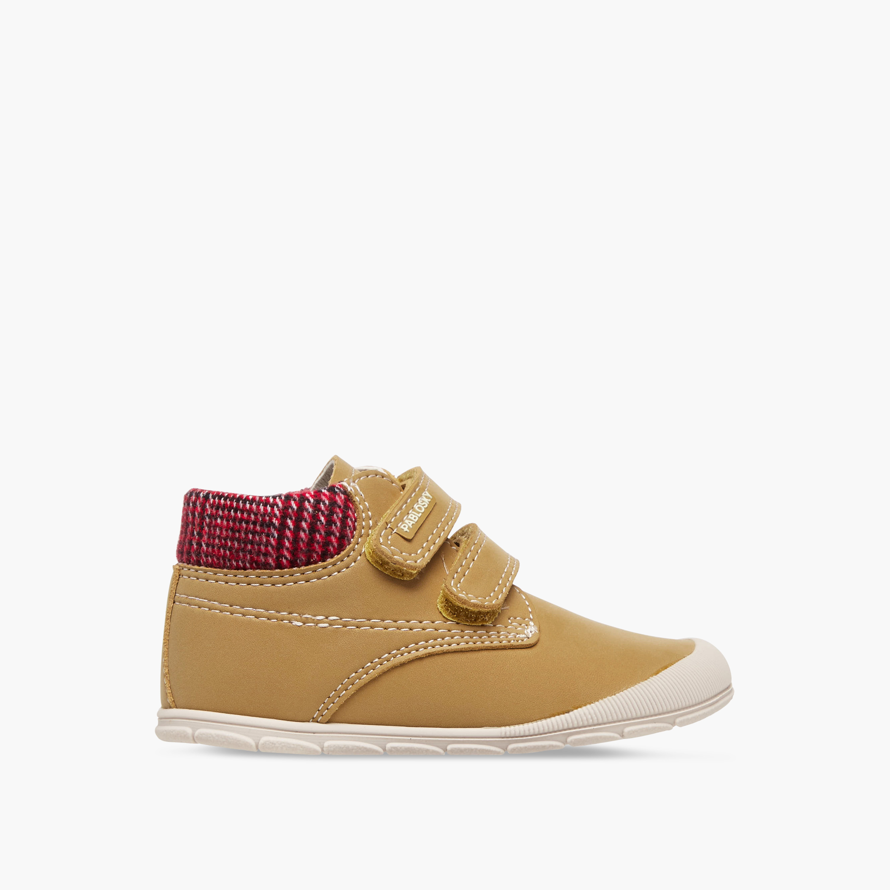 Pablosky Boys' High Top Sneakers with Hook and Loop Closure - Synthetic-baby-boys-shoes-closedshoes-image-3