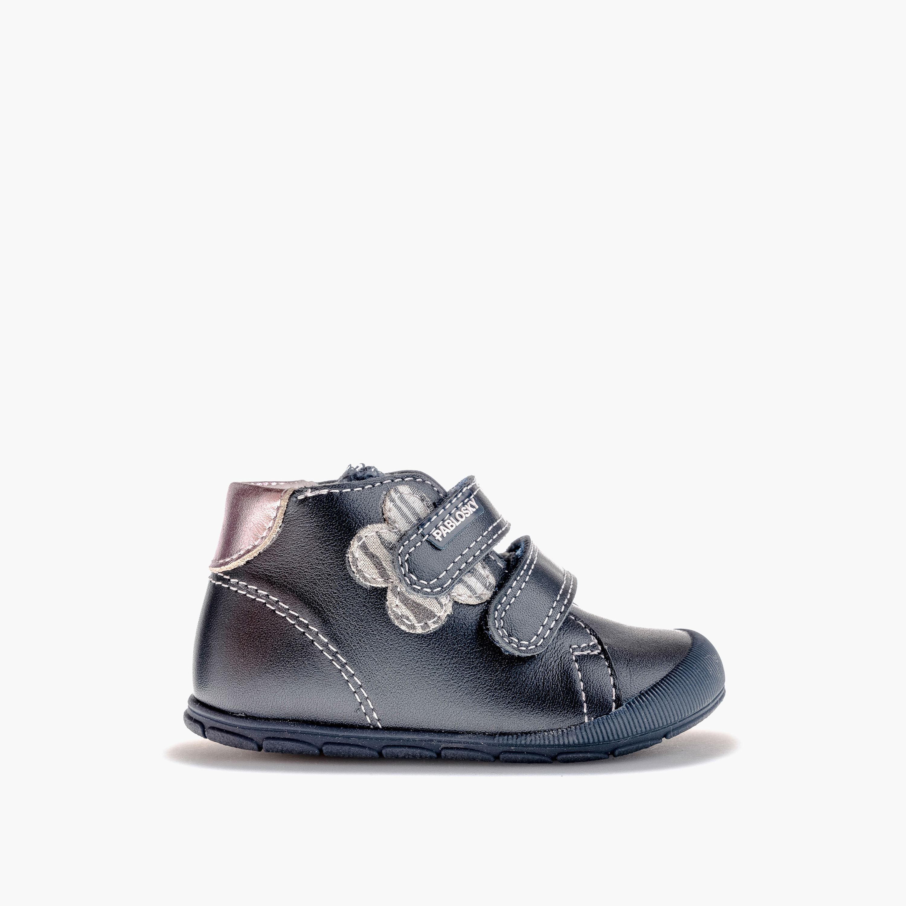 حذاء سنيكرز برقبة عالية وشريط إغلاق لاصق للبنات من بابلوسكي - 059775-baby-girls-shoes-closedshoes-image-2