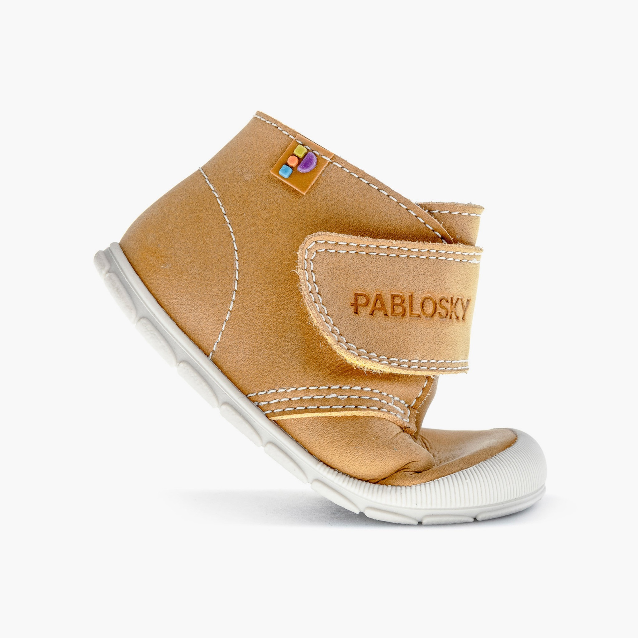 Pablosky Infant Shoes with Hook & Loop Closure-baby-boys-shoes-closedshoes-image-4