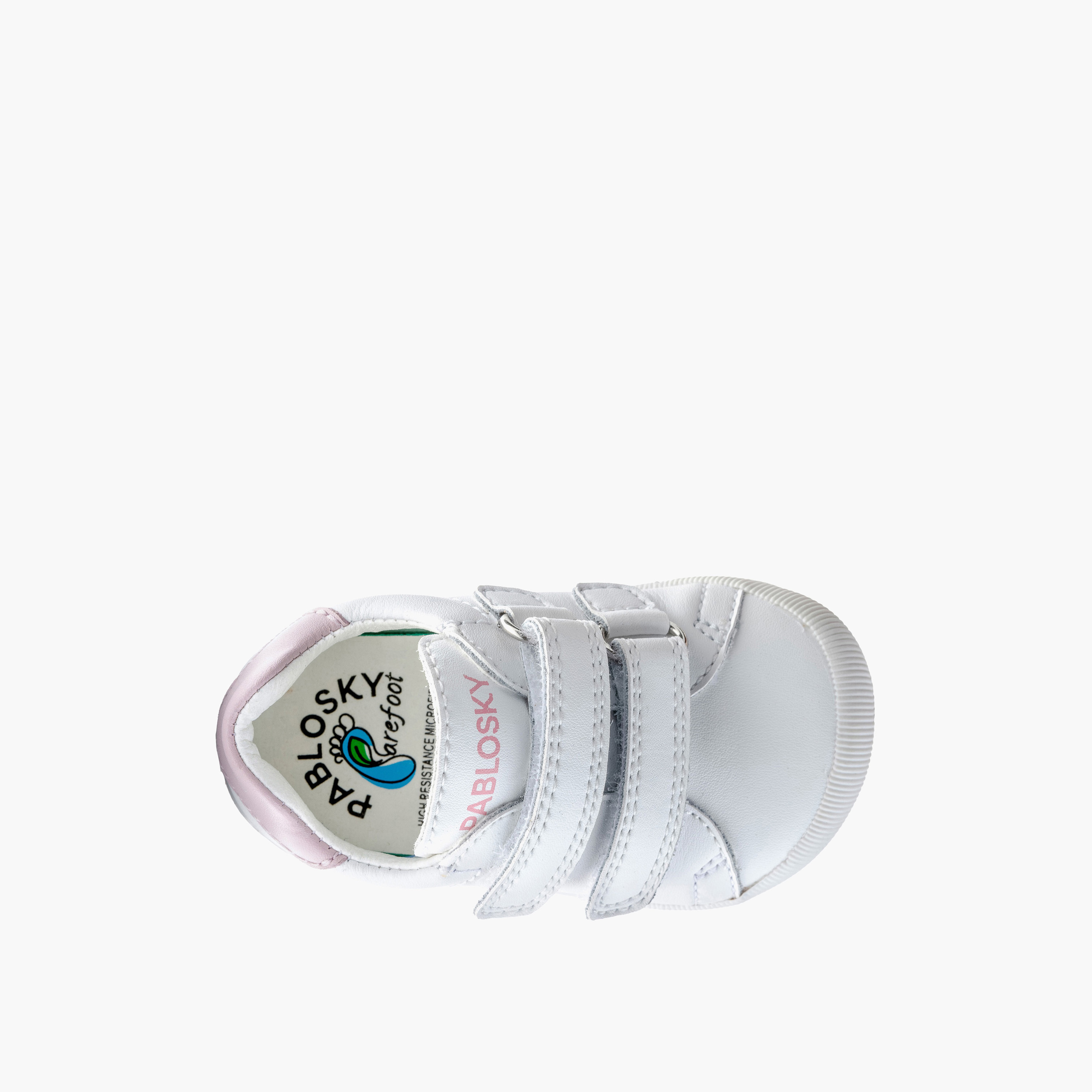 Pablosky Girls' Sneakers with Hook and Loop Closure - 060107-baby-girls-shoes-closedshoes-image-4
