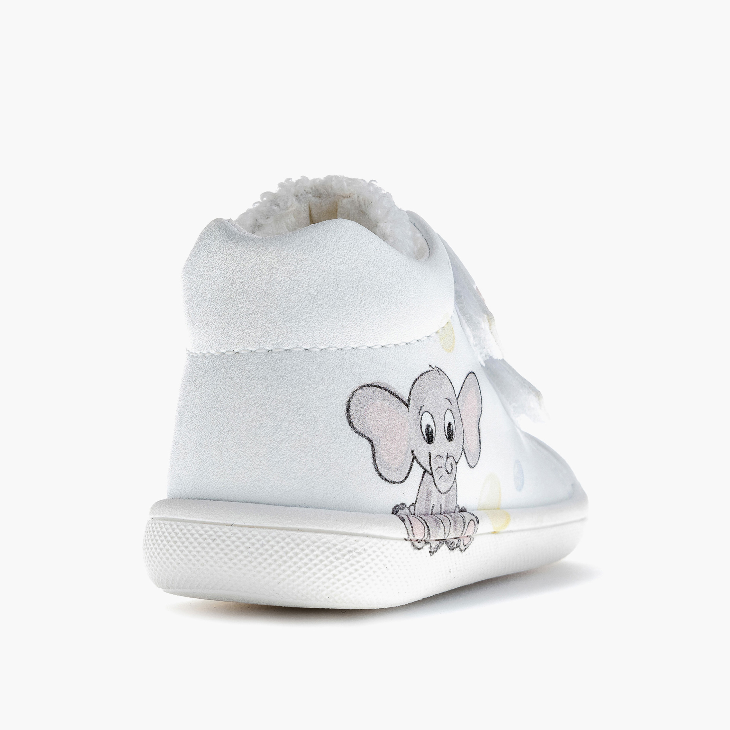 Pablosky Girls' High Top Sneakers with Hook and Loop Closure-baby-girls-shoes-closedshoes-image-3
