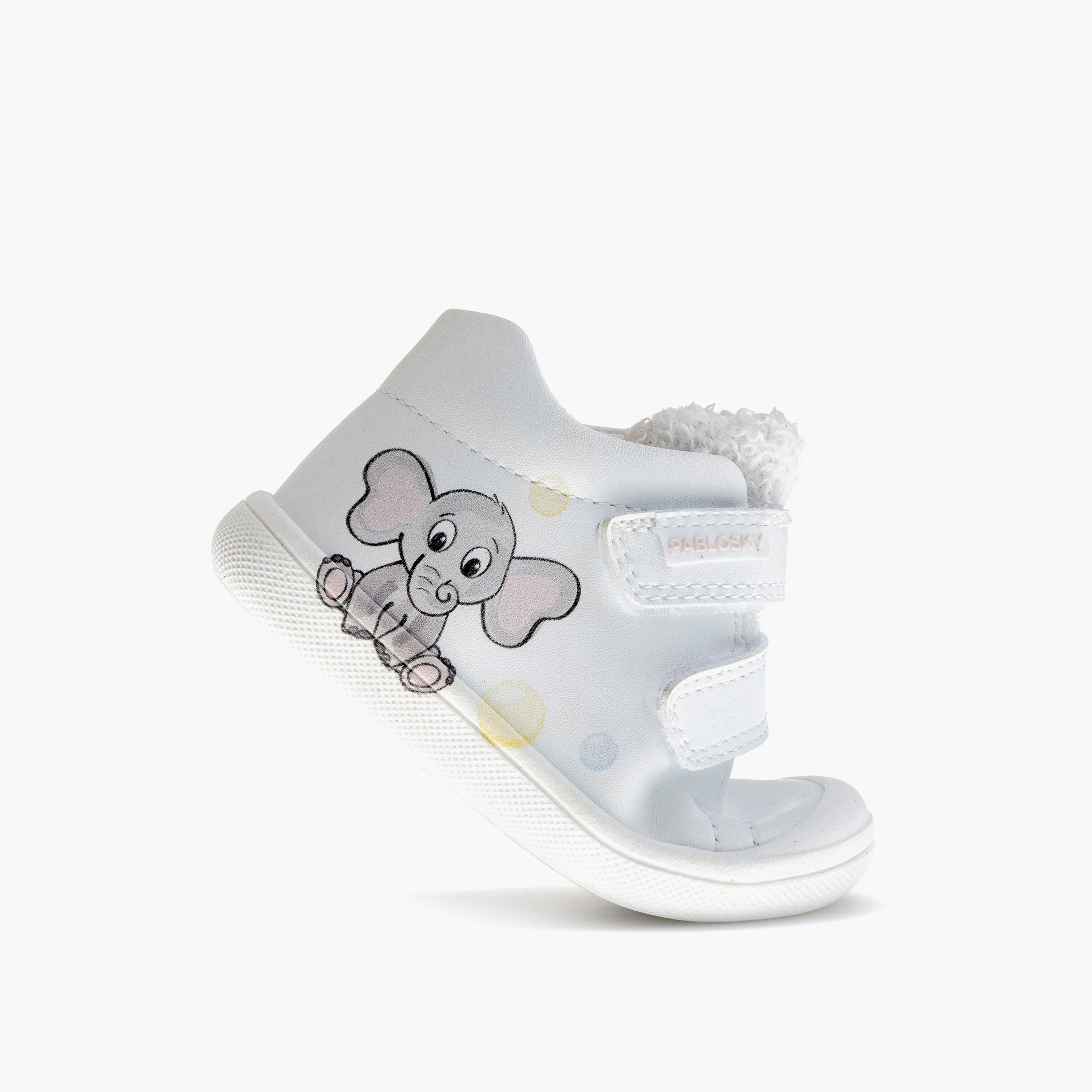 Pablosky Girls' High Top Sneakers with Hook and Loop Closure-baby-girls-shoes-closedshoes-image-5