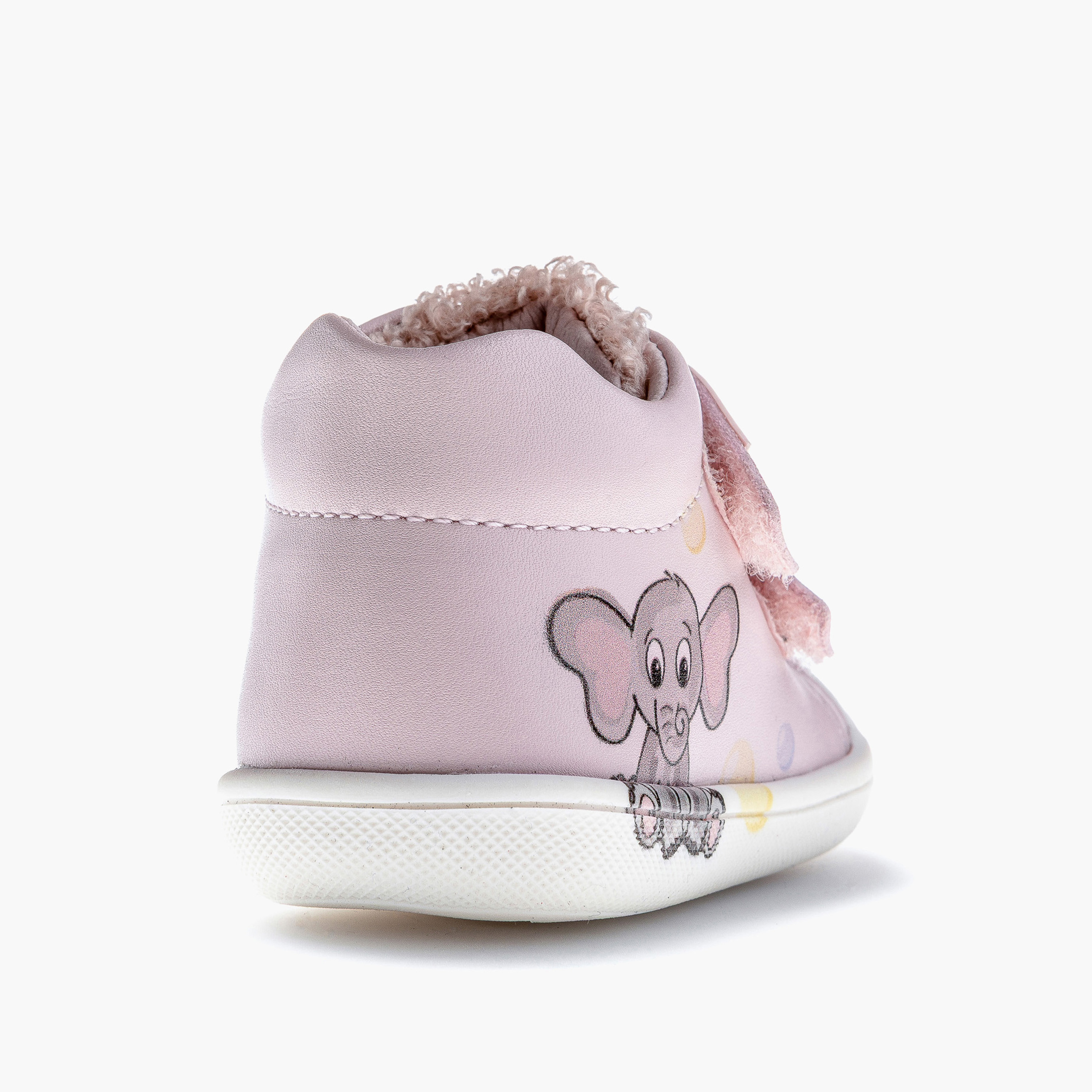 Pablosky Girls' High Top Sneakers with Hook and Loop Closure-baby-girls-shoes-closedshoes-image-3