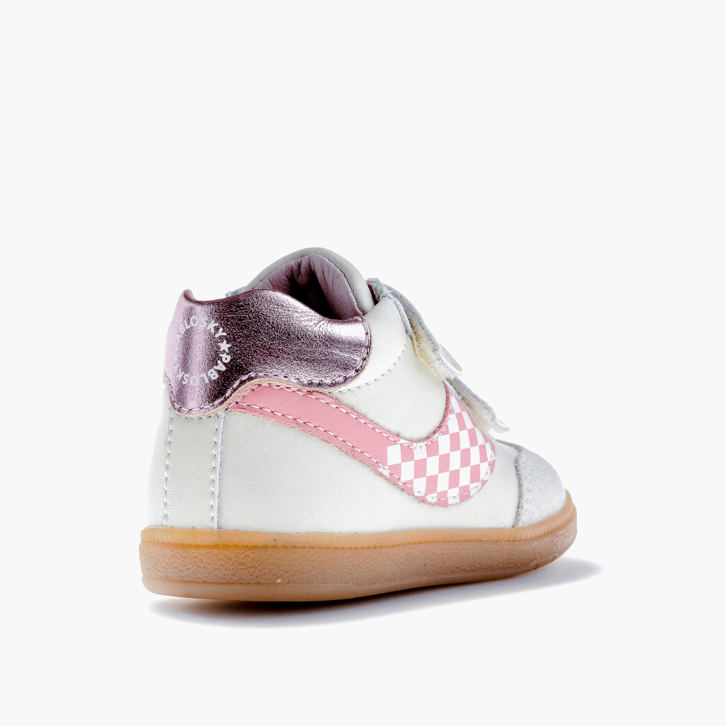 Pablosky Girls' Sneakers with Hook and Loop Closure - 062537-girls-shoes-sneakers-image-3