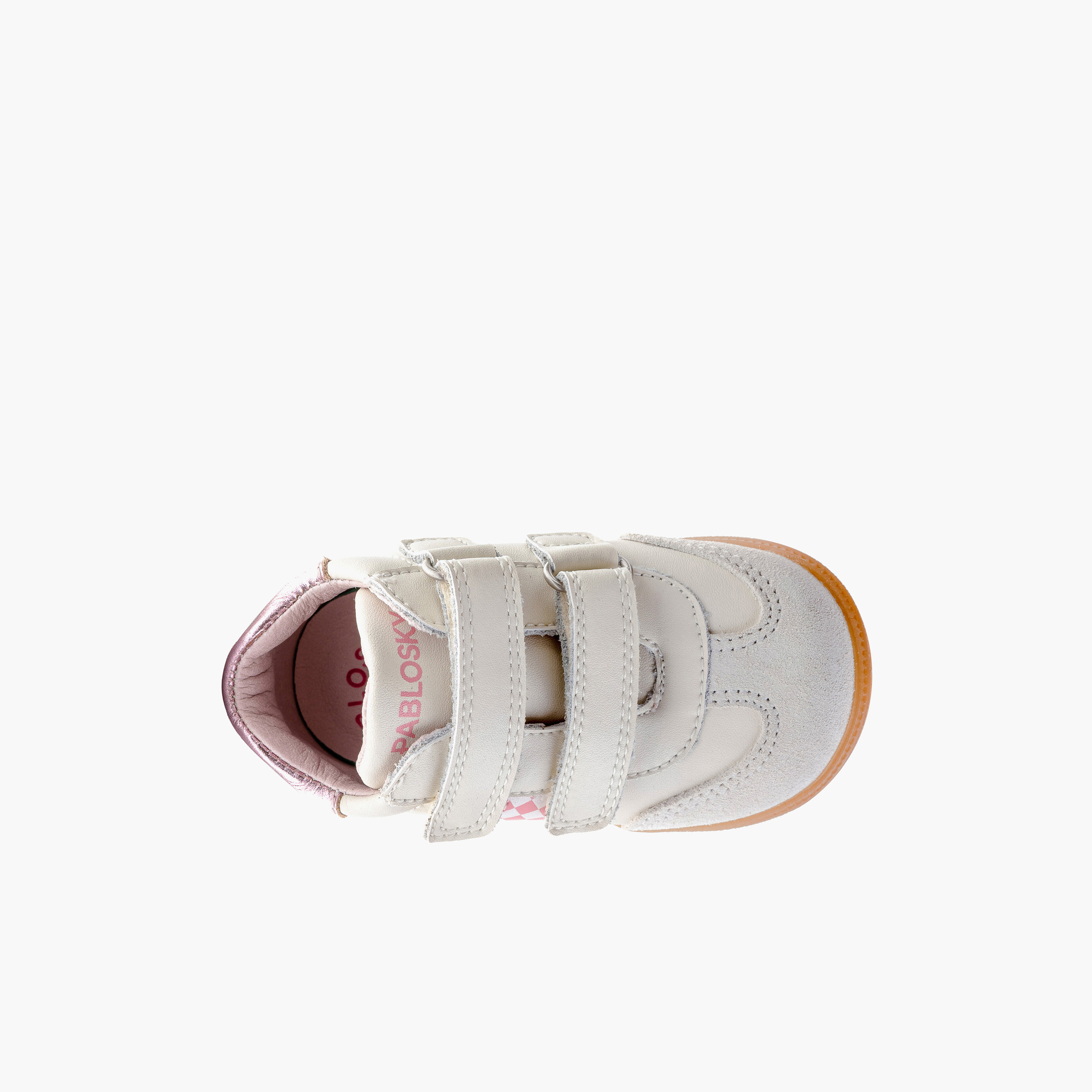 Pablosky Girls' Sneakers with Hook and Loop Closure - 062537-girls-shoes-sneakers-image-4