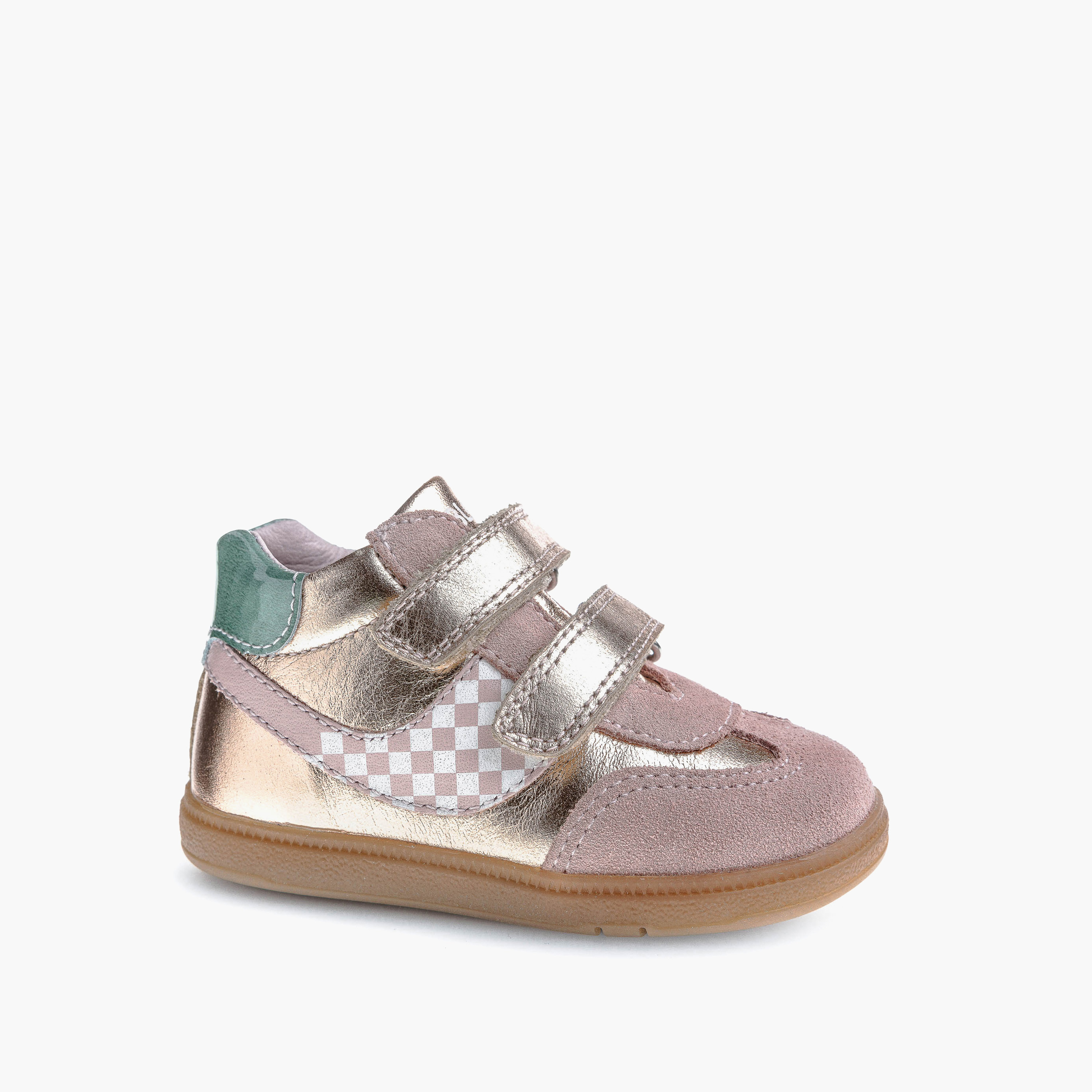 Pablosky Girls' High Top Sneakers with Hook and Loop Closure - 062780-baby-girls-shoes-closedshoes-image-1
