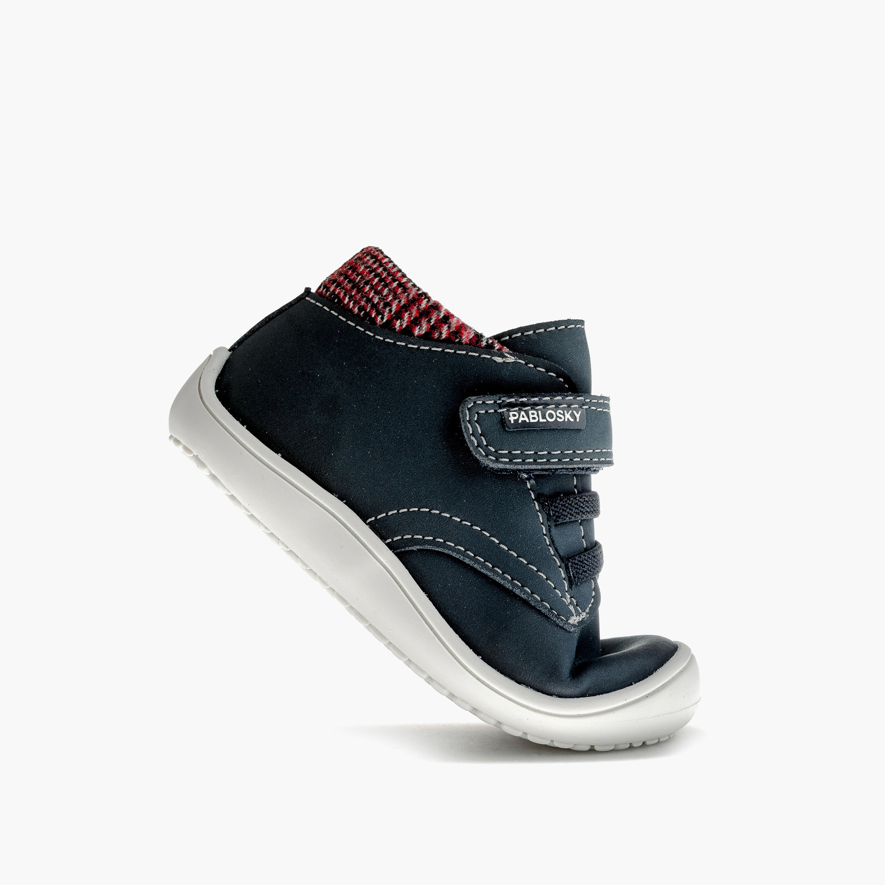 Pablosky Boys' High Top Sneakers with Hook and Loop Closure - 063921-baby-boys-shoes-closedshoes-image-5