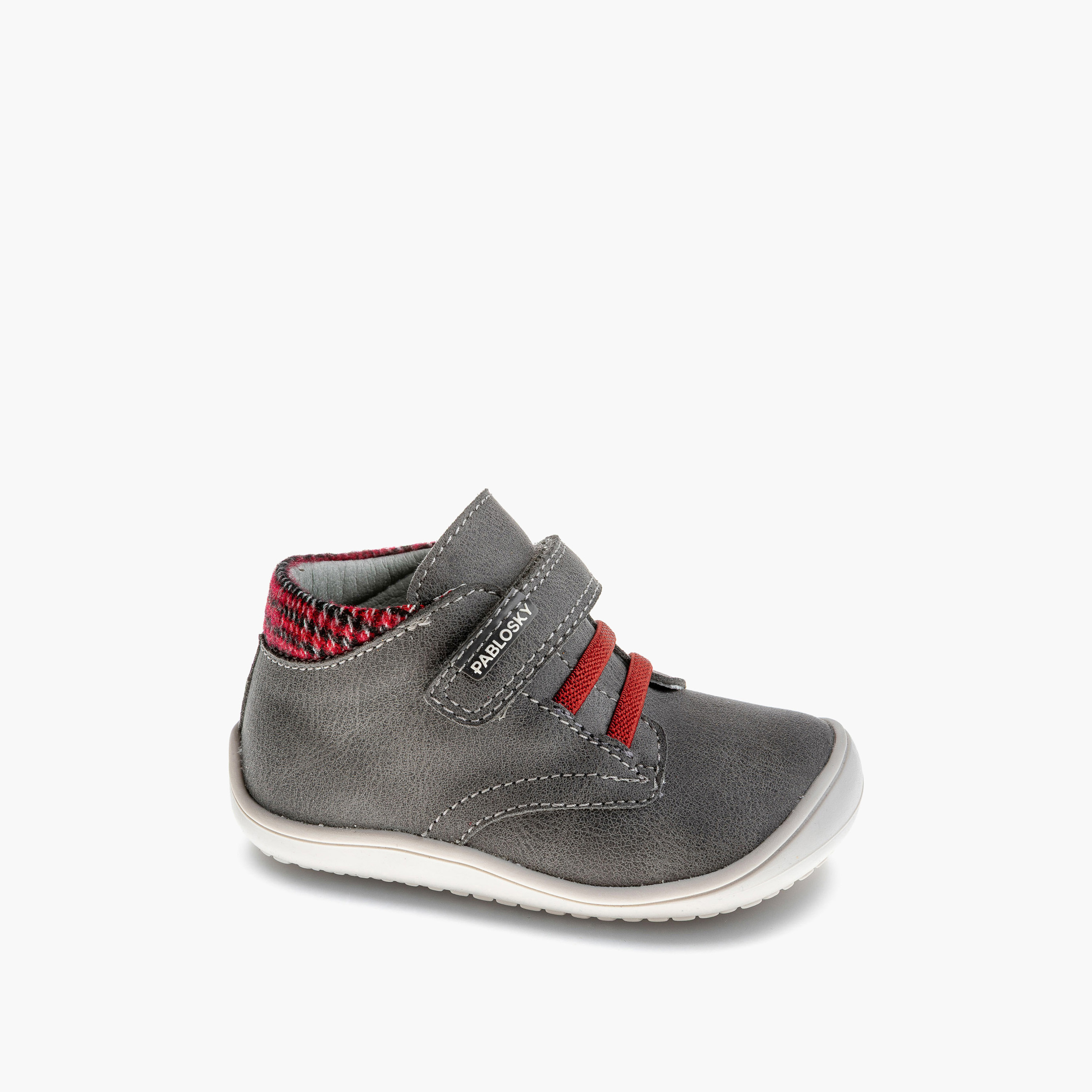 Pablosky Boys' High Top Sneakers with Hook and Loop Closure - 063951-baby-boys-shoes-closedshoes-image-1