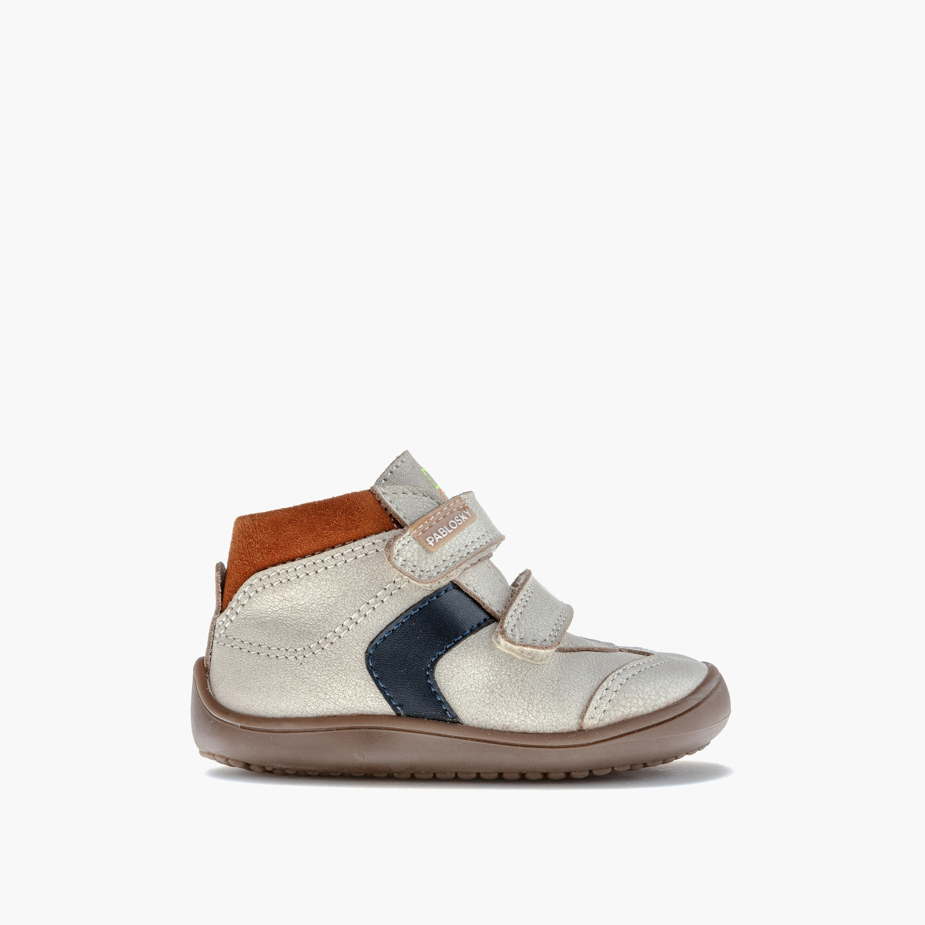 Pablosky Boys' High Top Sneakers with Hook and Loop Closure - 064206-baby-boys-shoes-closedshoes-image-2