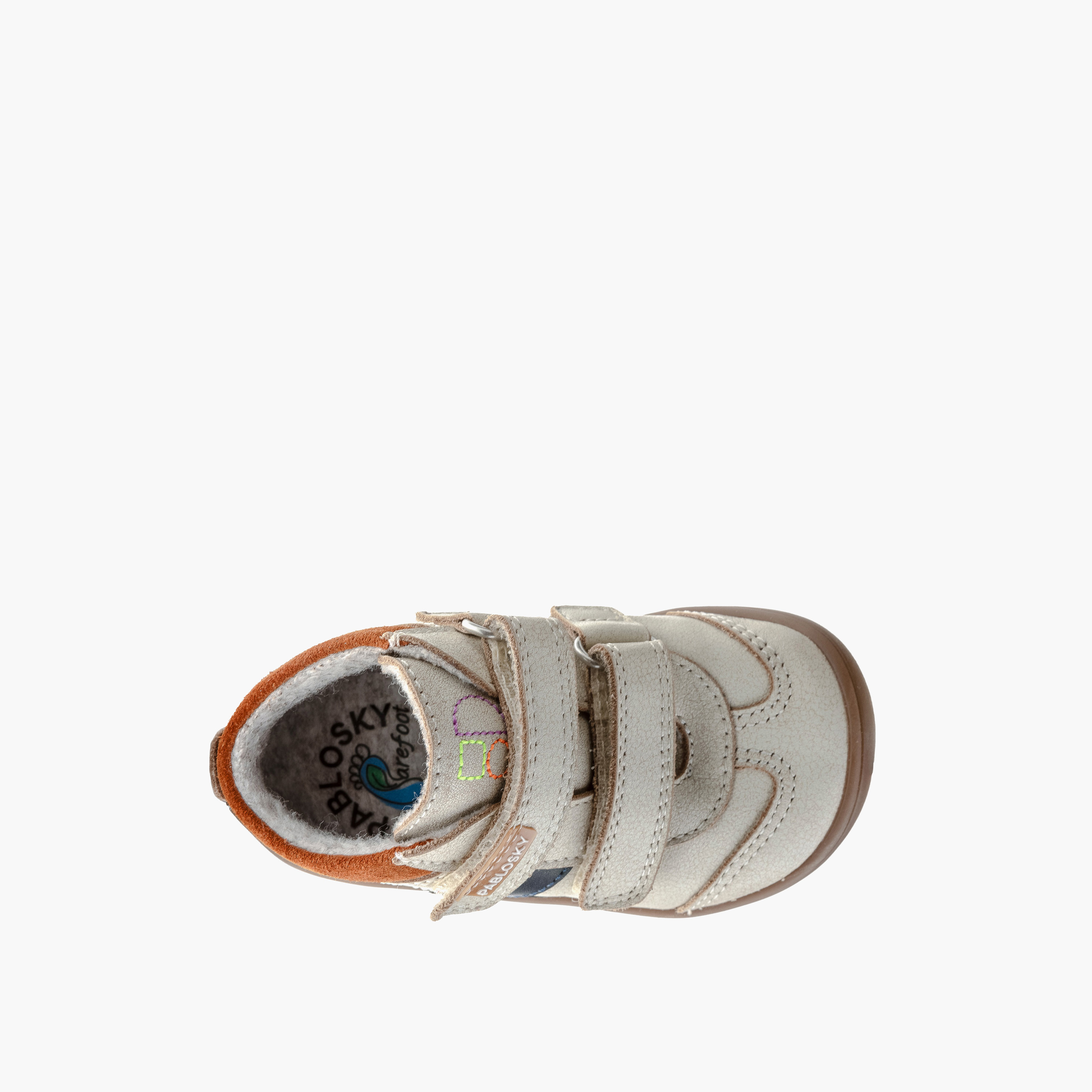 Pablosky Boys' High Top Sneakers with Hook and Loop Closure - 064206-baby-boys-shoes-closedshoes-image-4