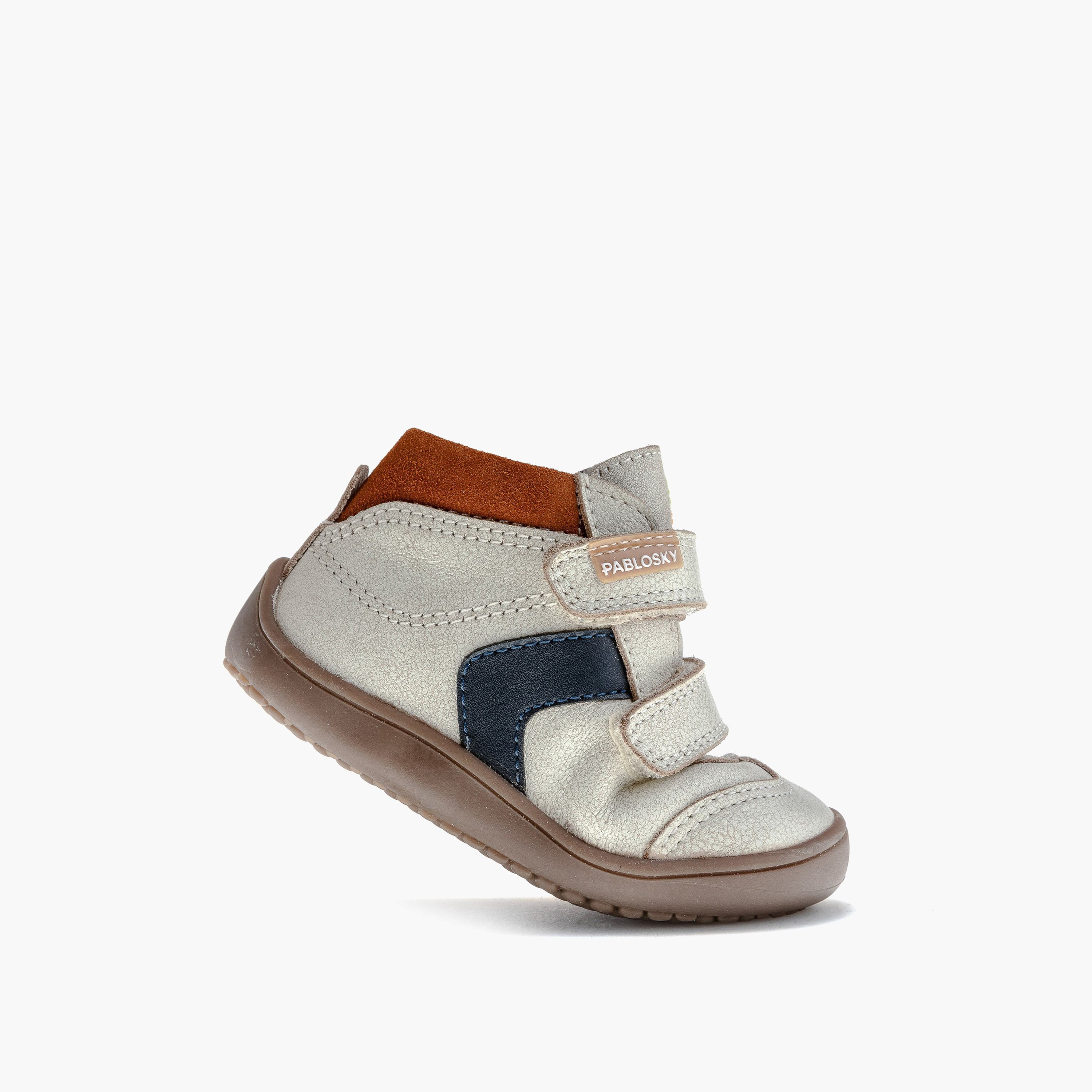 Pablosky Boys' High Top Sneakers with Hook and Loop Closure - 064206-baby-boys-shoes-closedshoes-image-5