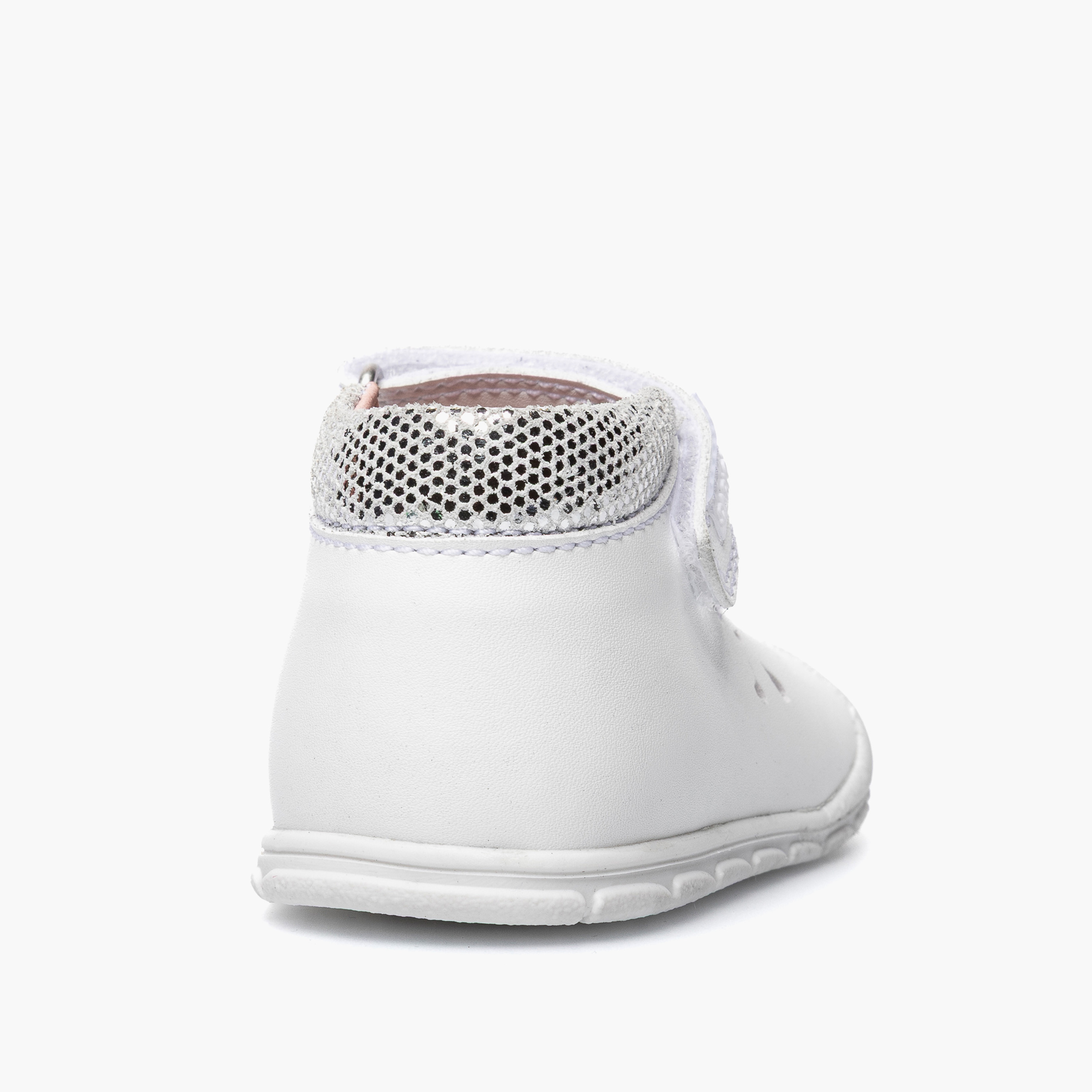Pablosky Sneakers with Hook & Loop Closure, Perforated Detail-baby-girls-shoes-closedshoes-image-3