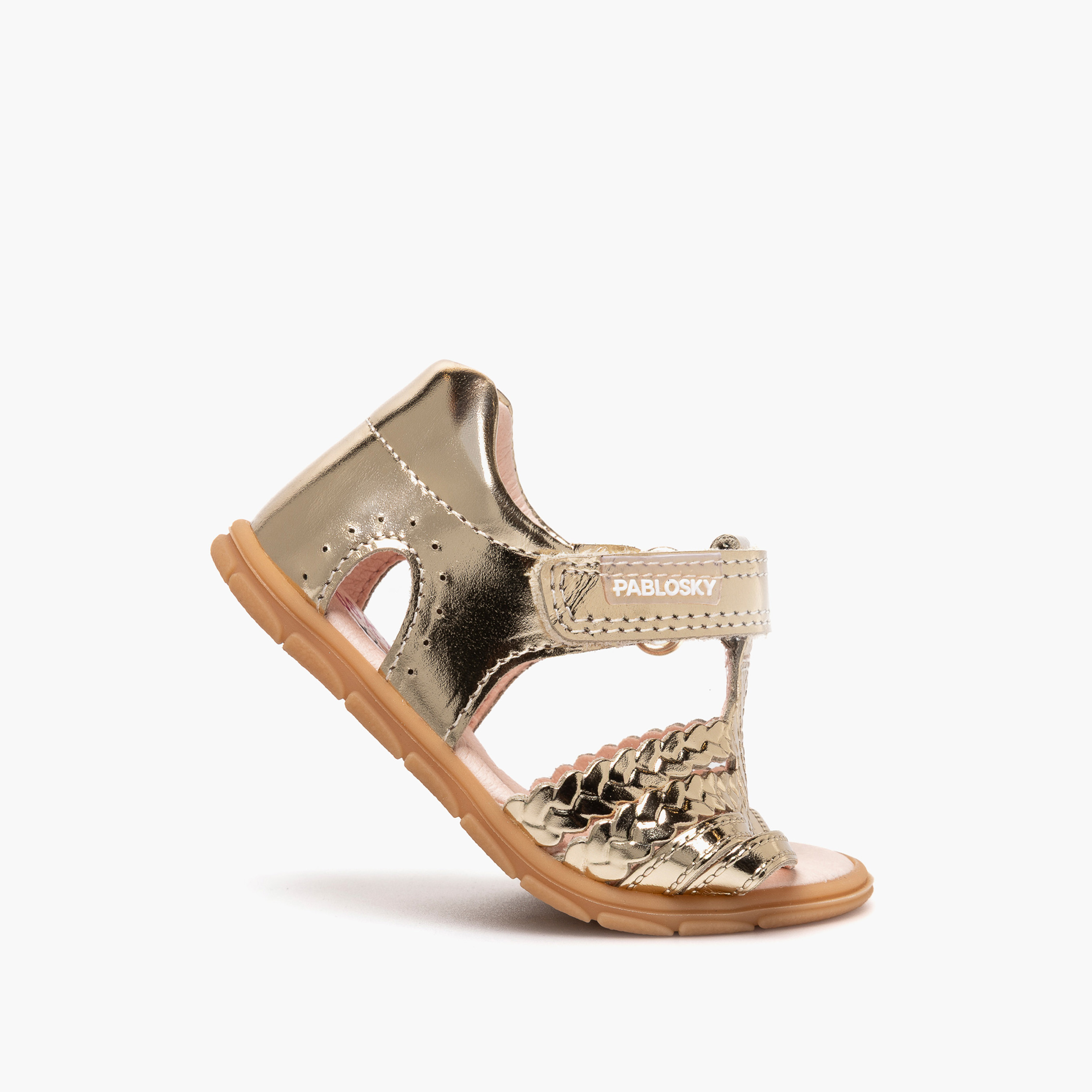 Pablosky Sandals with Hook & Loop Closure-baby-girls-shoes-sandals-image-5