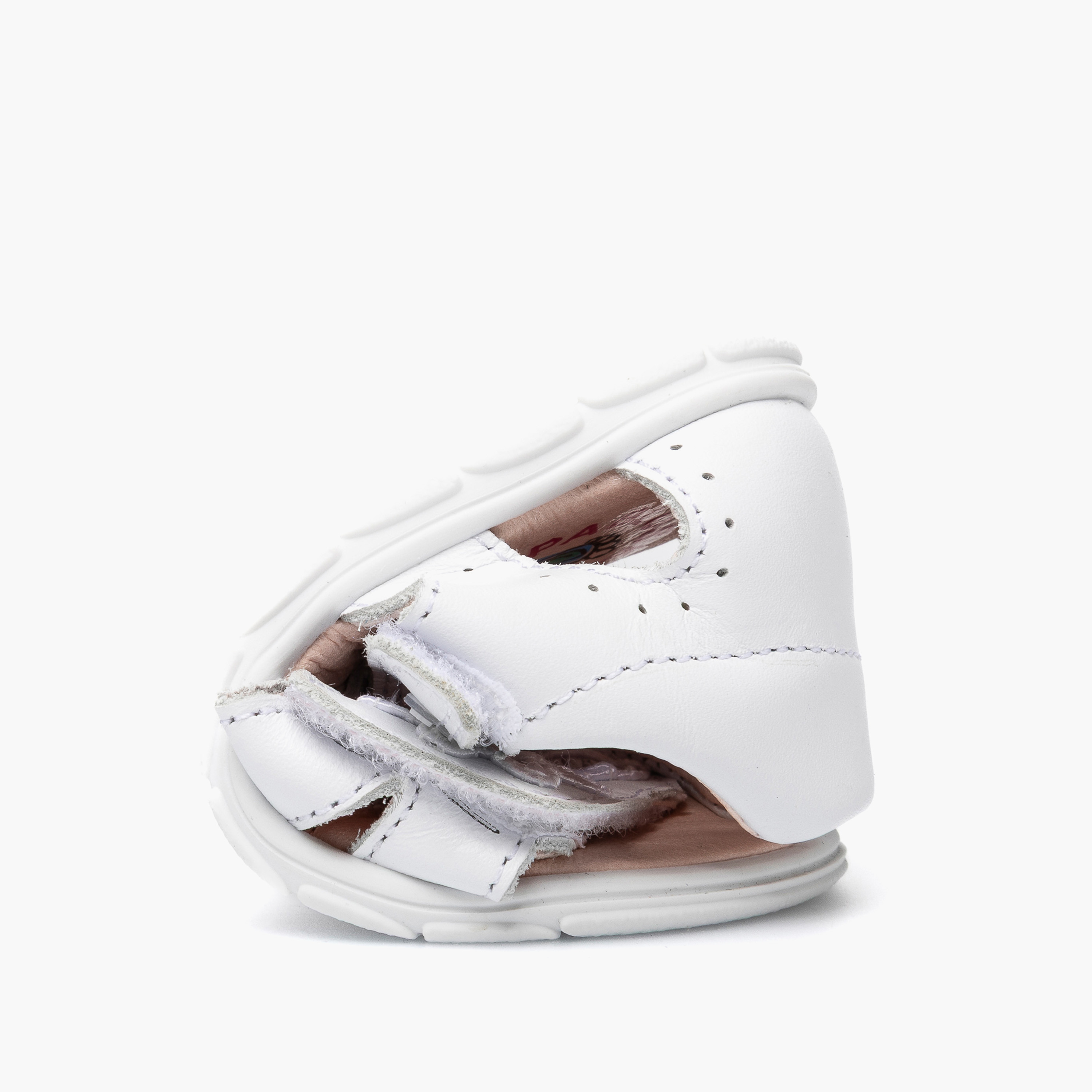 Pablosky Leather Strap Sandals with Hook & Loop Closure-baby-girls-shoes-sandals-image-6