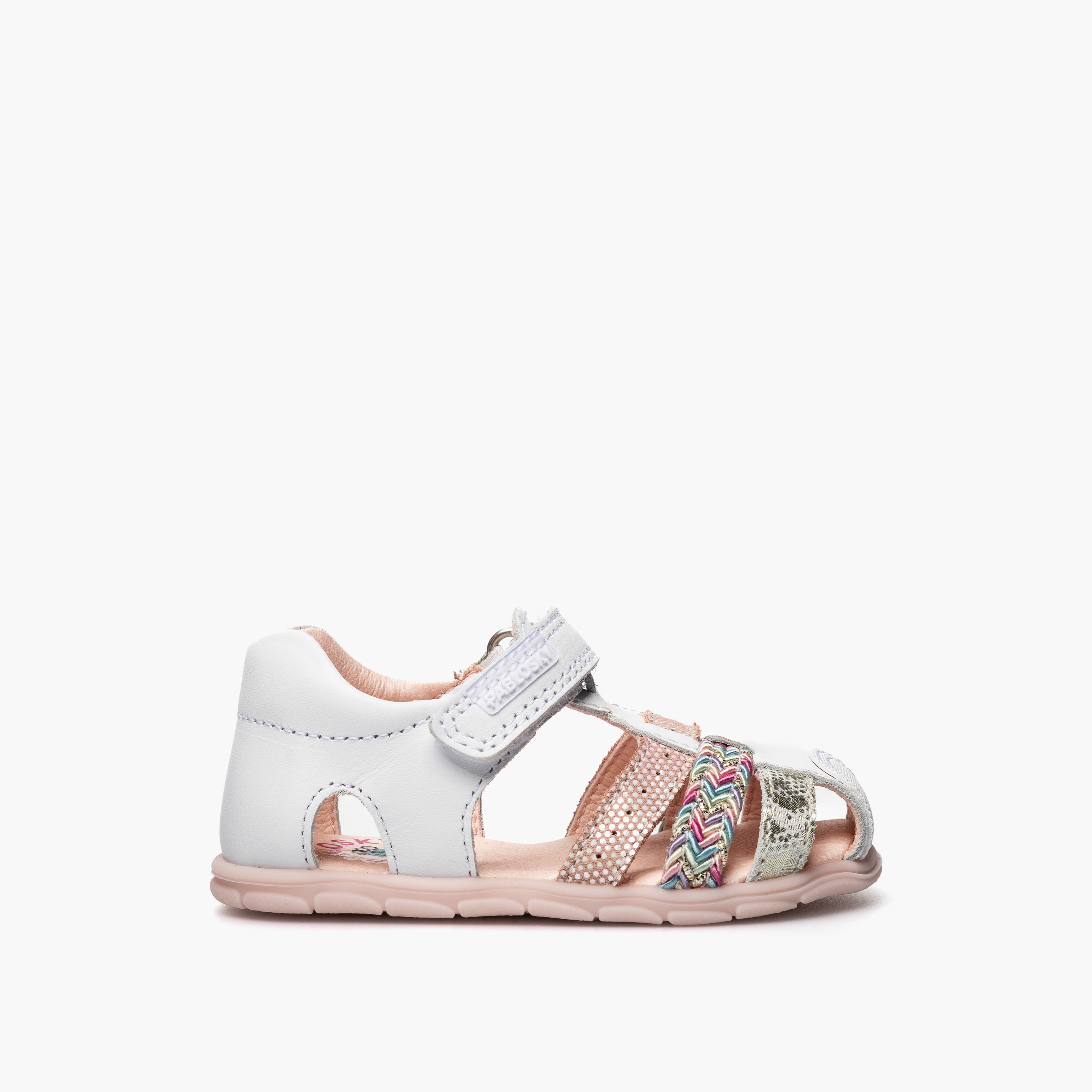 صندل جلد مريح بشريط إغلاق لاصق من بابلوسكي-baby-girls-shoes-sandals-image-2