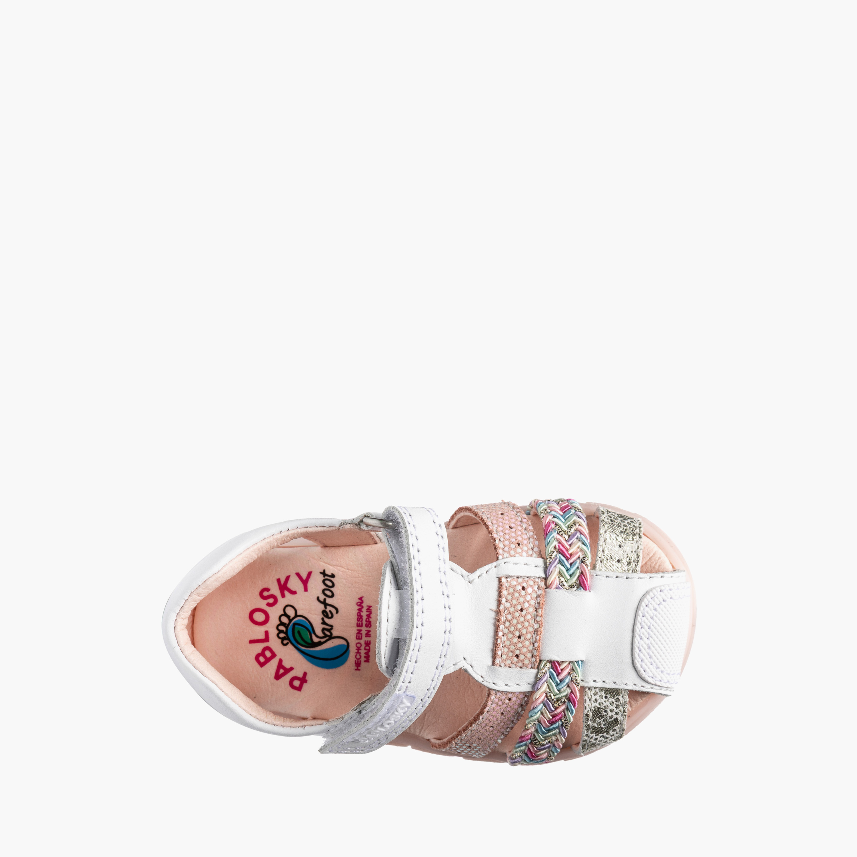 صندل جلد مريح بشريط إغلاق لاصق من بابلوسكي-baby-girls-shoes-sandals-image-4
