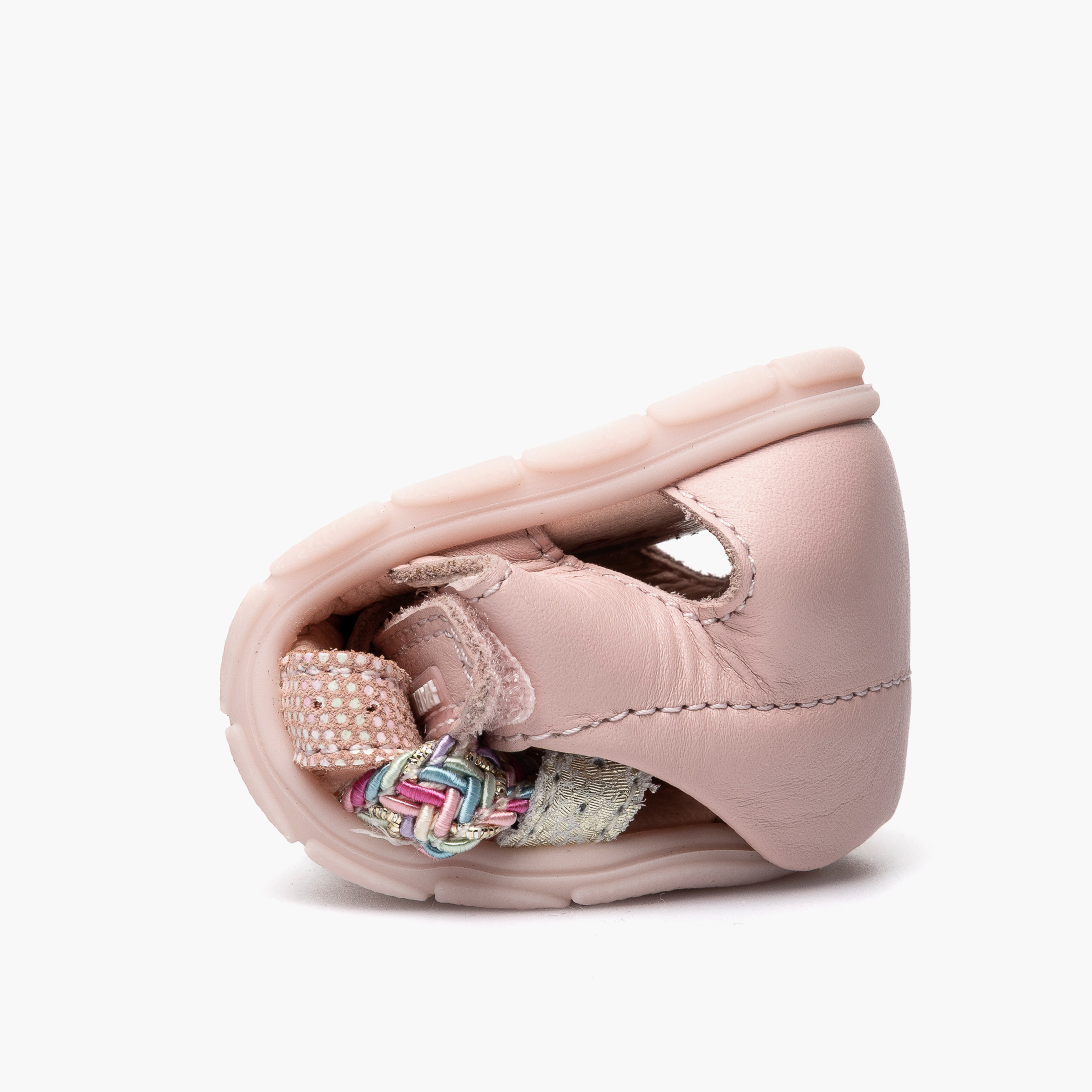 Pablosky Leather Comfort Sandals with Hook & Loop Closure-baby-girls-shoes-sandals-image-6