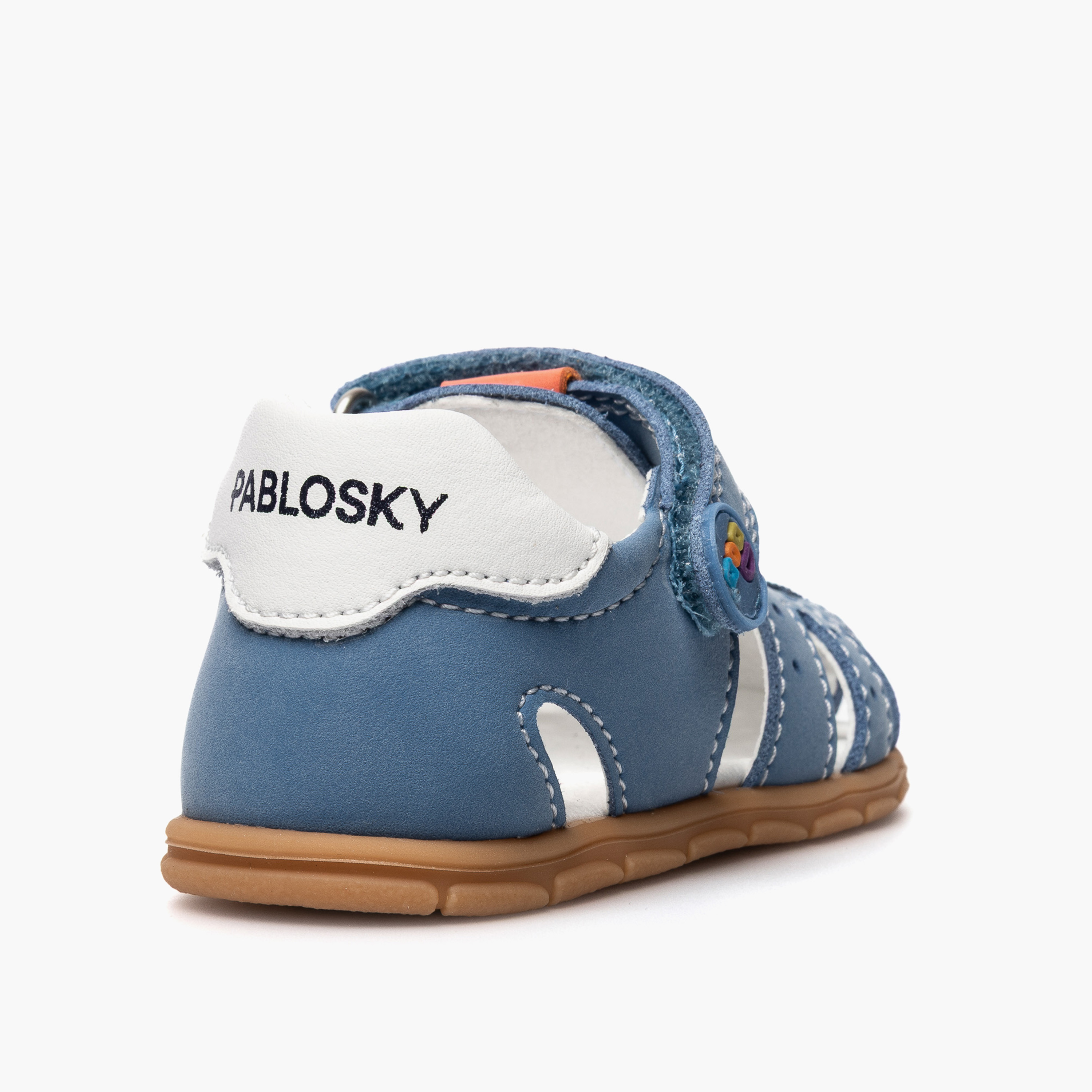Pablosky Comfort Sandals with Hook & Loop Closure-baby-boys-shoes-sandals-image-3