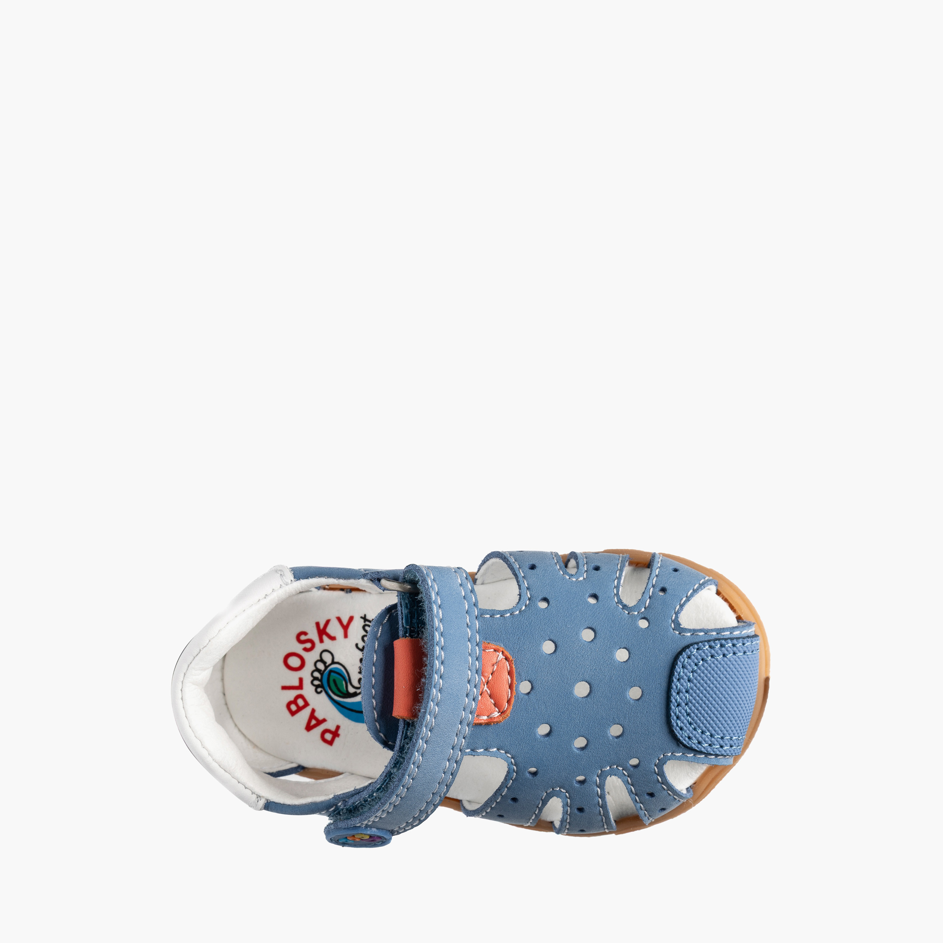 Pablosky Comfort Sandals with Hook & Loop Closure-baby-boys-shoes-sandals-image-4