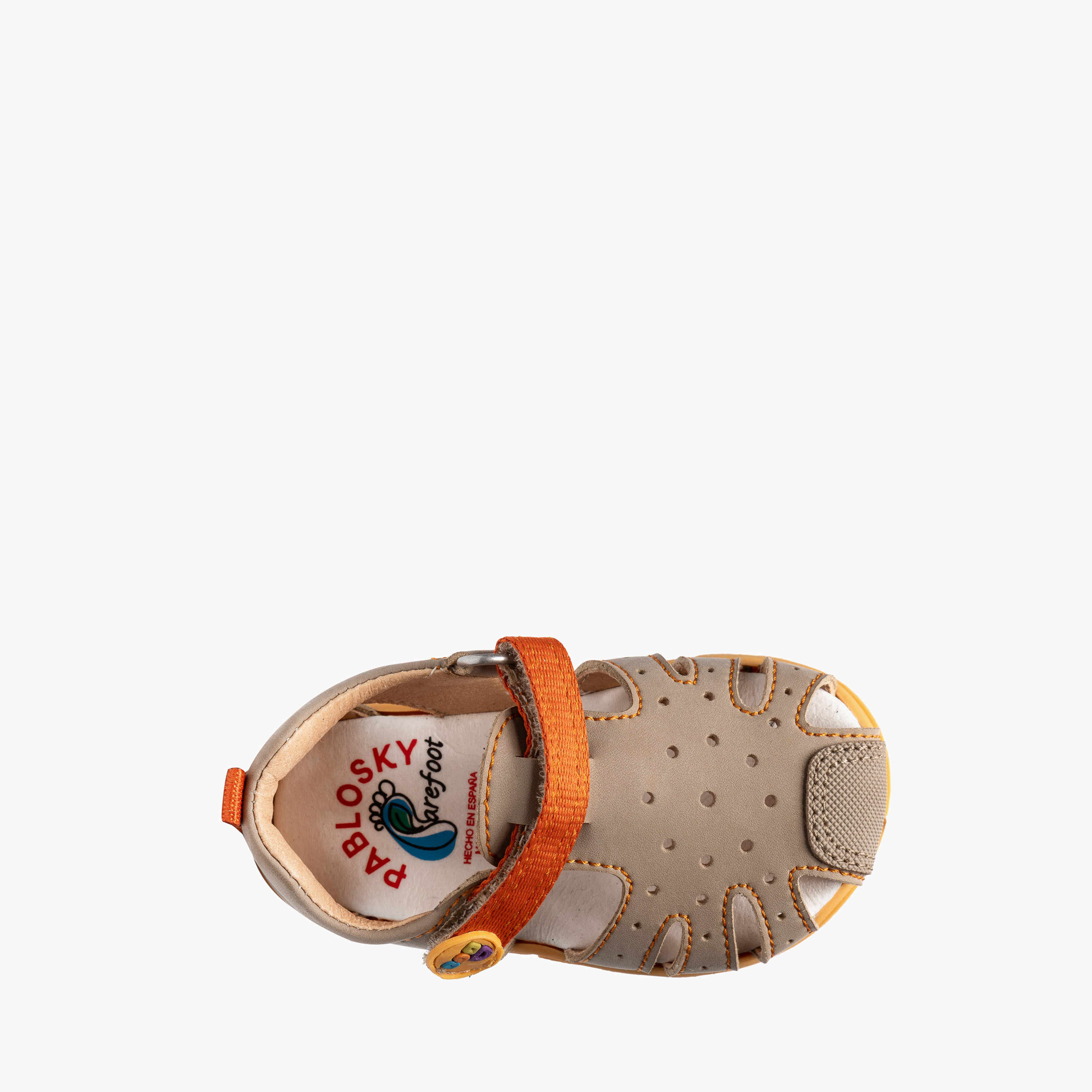 Pablosky Strap Sandals with Hook & Loop Closure-baby-boys-shoes-sandals-image-4