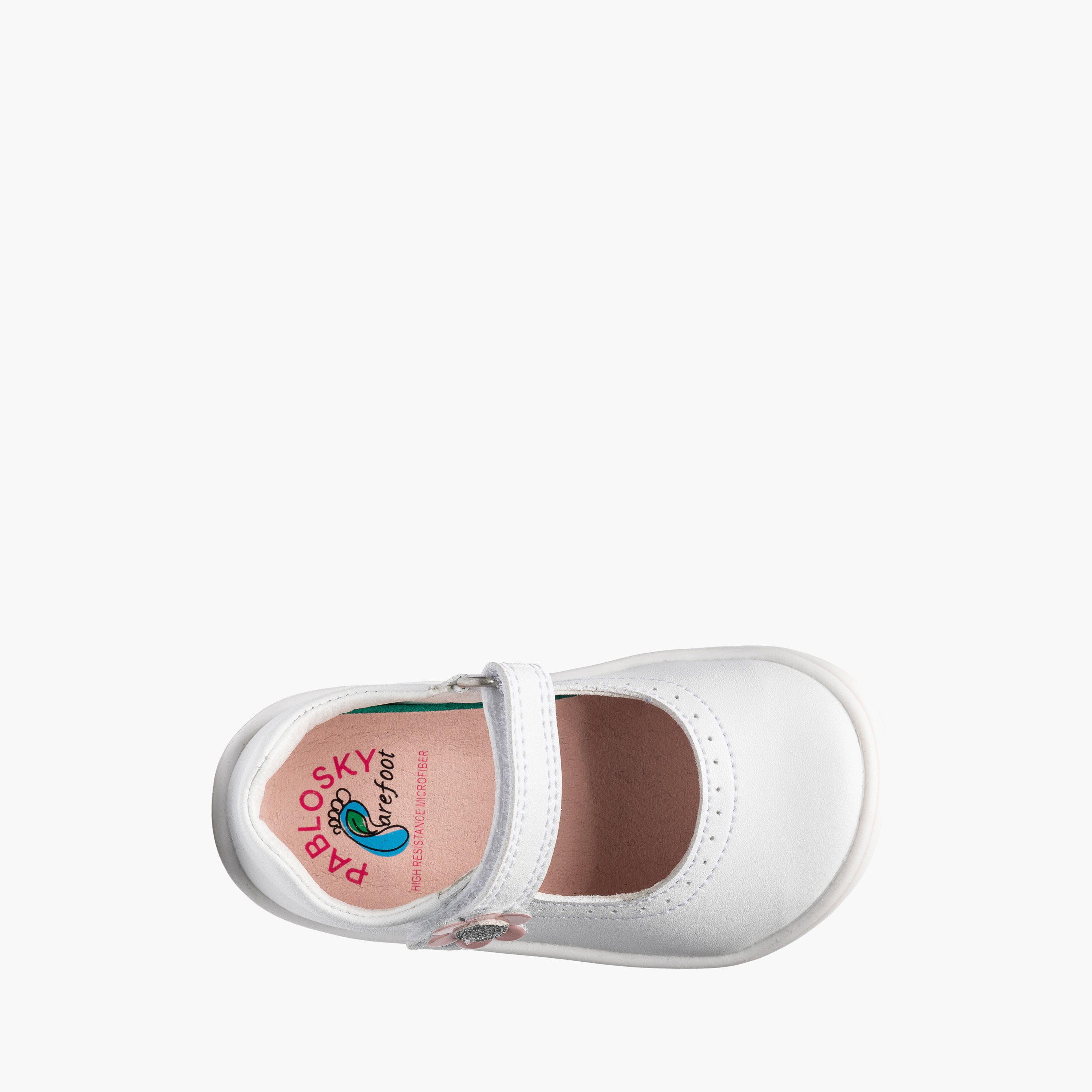 Pablosky Mary Jane Shoes with Hook & Loop Closure-baby-girls-shoes-closedshoes-image-4