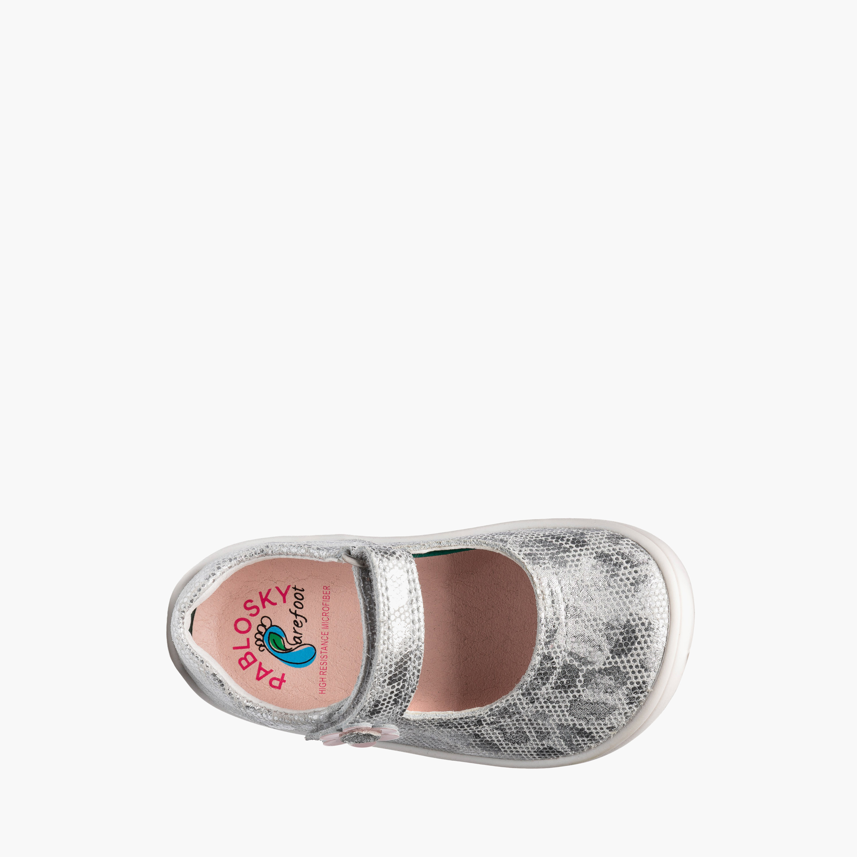 Pablosky Mary Jane Shoes with Hook & Loop Closure with Floral Applique-baby-girls-shoes-sandals-image-4