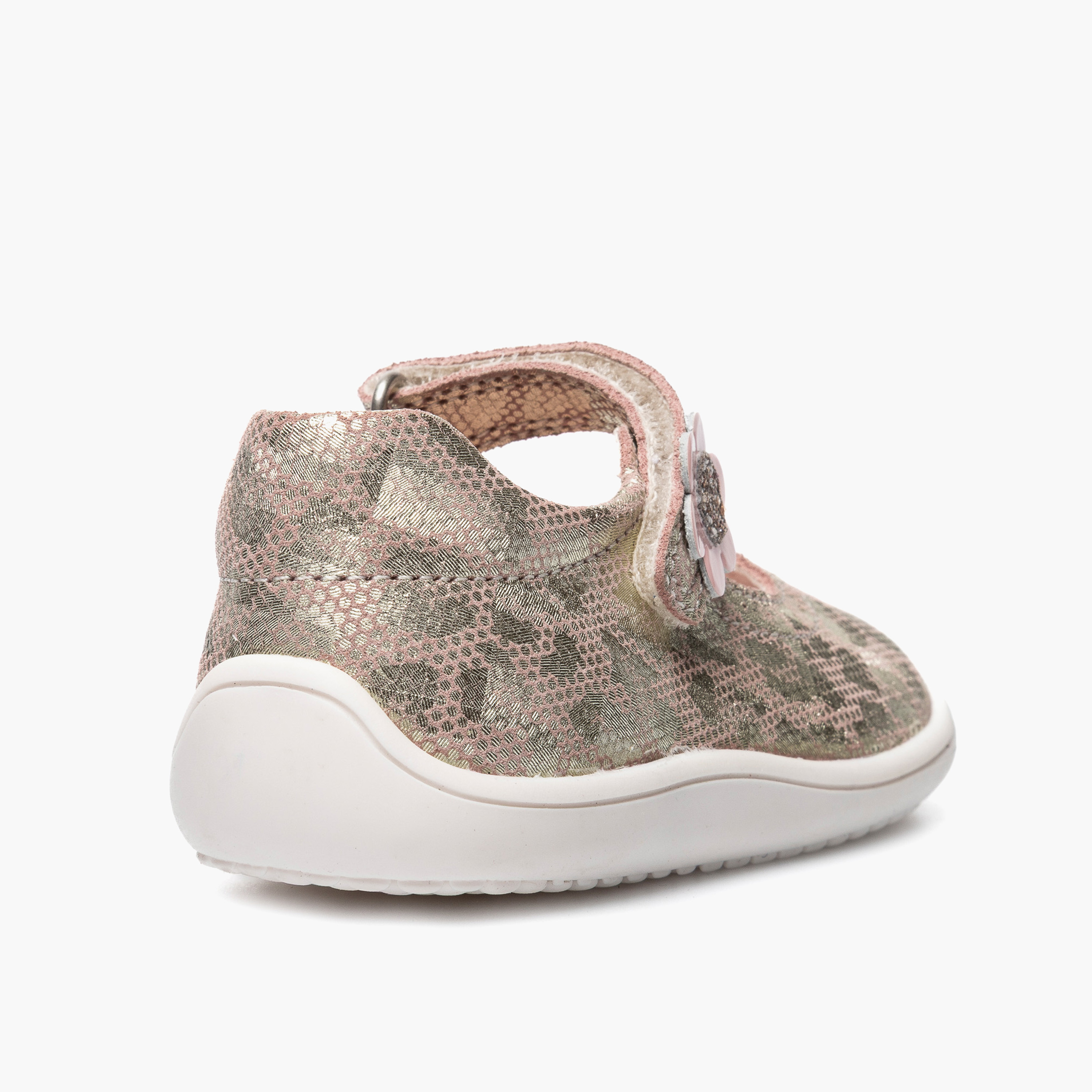 Pablosky Mary Jane Shoes with Hook & Loop Closure with Floral Applique-baby-girls-shoes-sandals-image-3