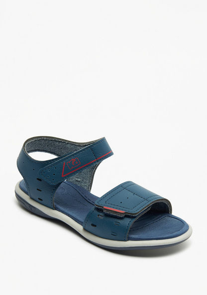 Kidy Solid Floaters with Hook and Loop Closure-Boy%27s Sandals-image-0