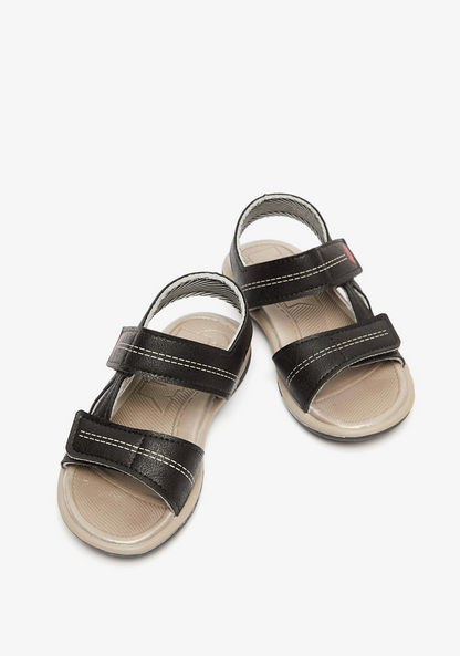 Kidy Textured Floaters with Hook and Loop Closure-Boy%27s Sandals-image-1