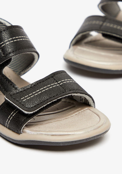 Kidy Textured Floaters with Hook and Loop Closure-Boy%27s Sandals-image-2