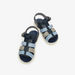 Kidy Perforated Floaters with Strap Detail and Buckle Closure-Boy%27s Sandals-thumbnail-1