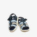 Kidy Perforated Floaters with Strap Detail and Buckle Closure-Boy%27s Sandals-thumbnailMobile-3