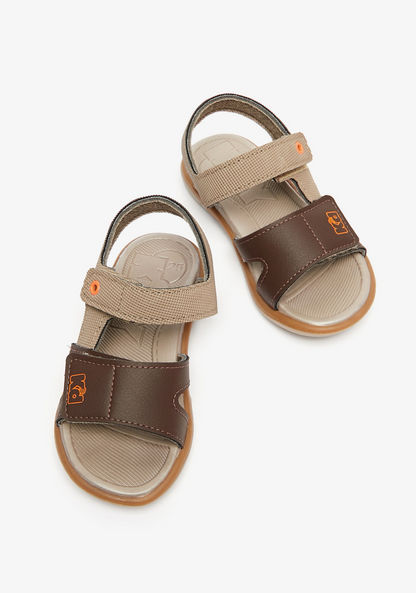 Kidy Textured Floaters with Hook and Loop Closure-Boy%27s Sandals-image-1
