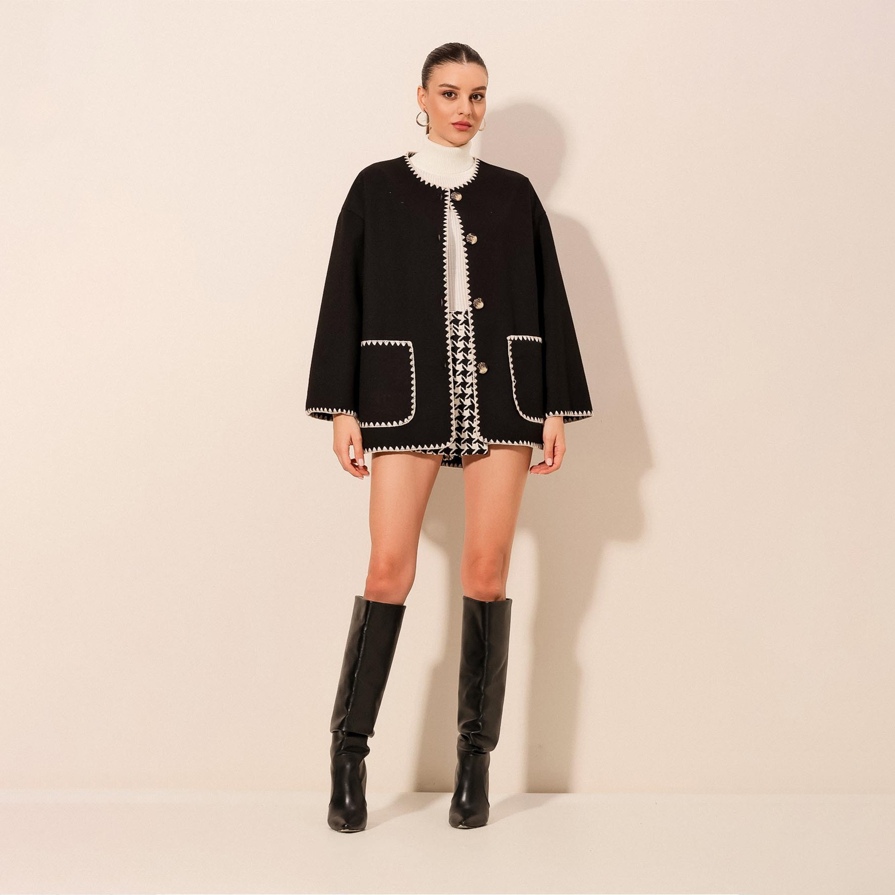 Bigdart Black Women's Jacket-women-winterwear-coatsandjackets-jackets-image-2