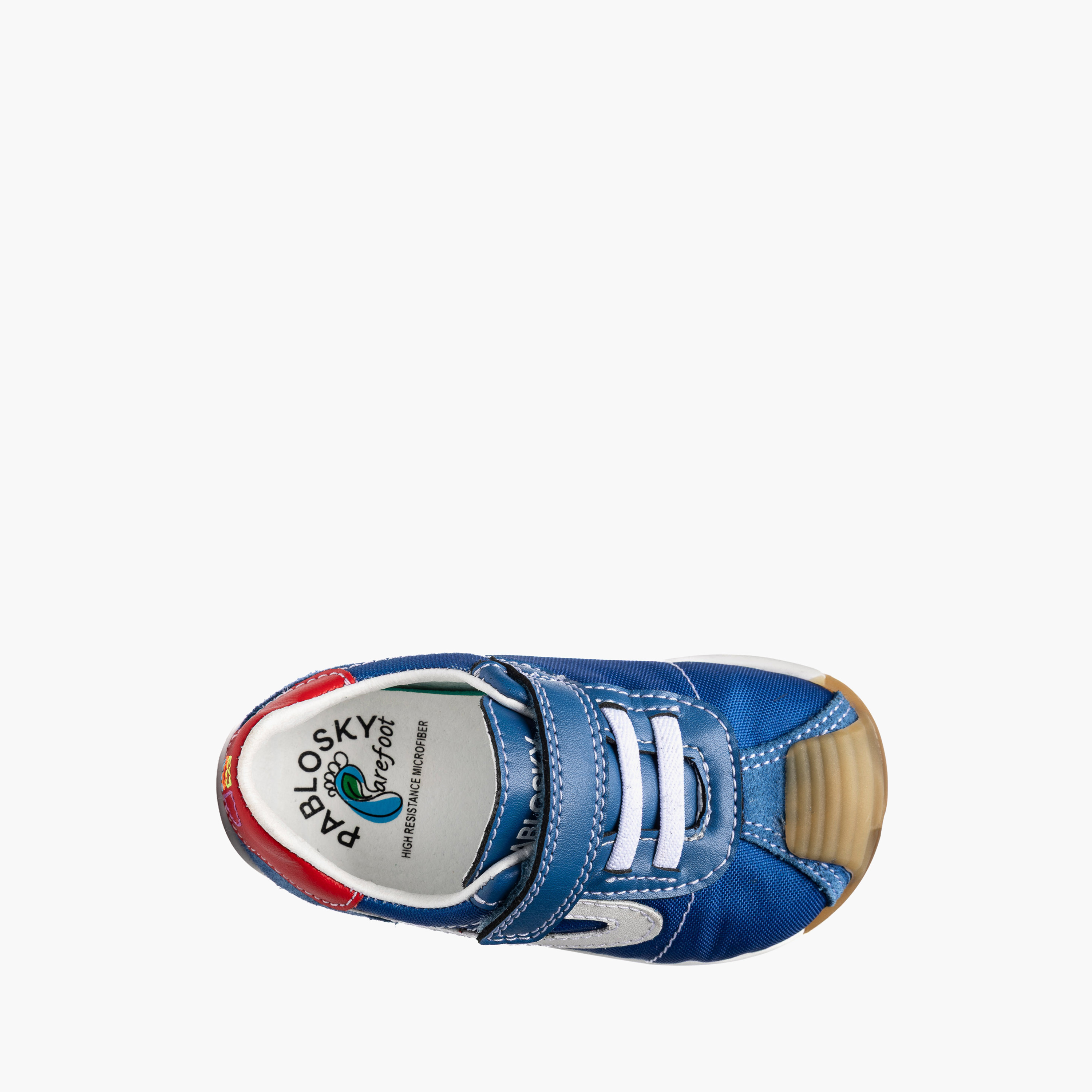 Pablosky Ankle Sneakers with Hook & Loop Closure-baby-boys-shoes-closedshoes-image-4