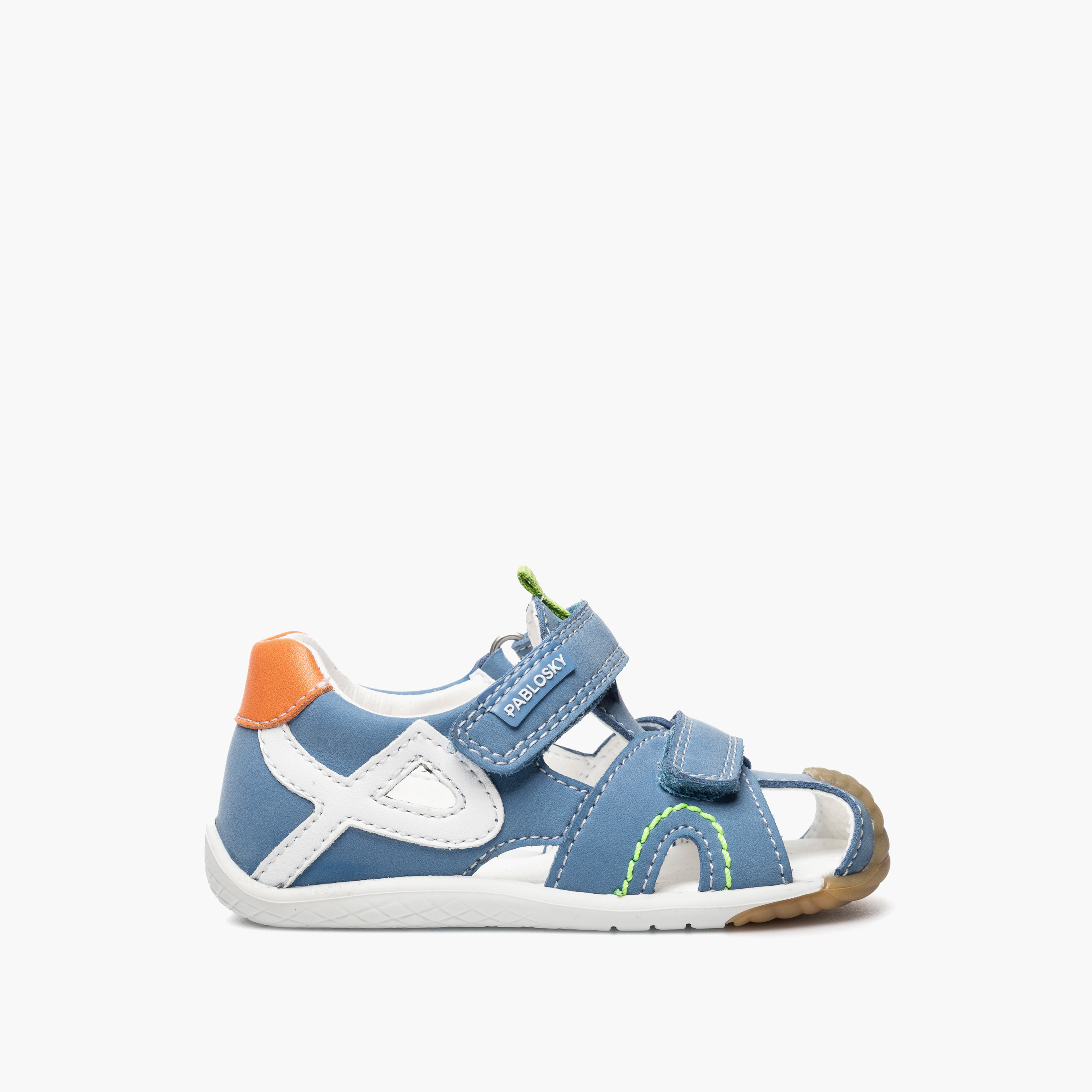 Pablosky Comfort Sandals with Hook & Loop Closure-baby-boys-shoes-sandals-image-2