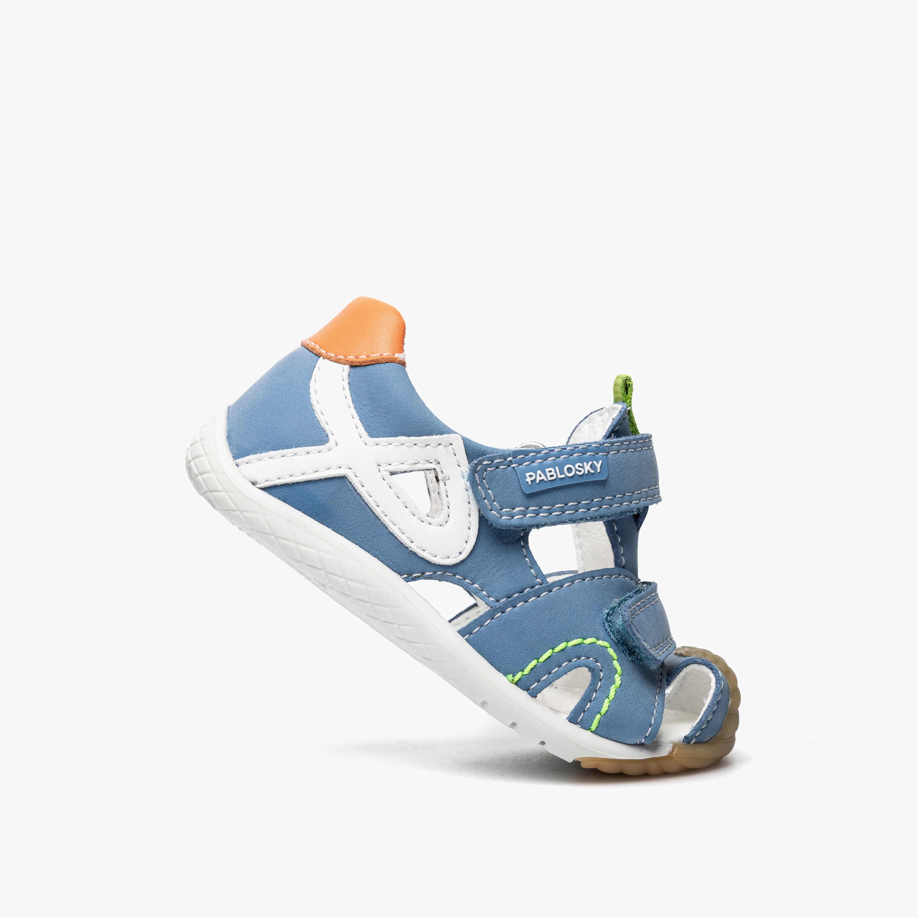 Pablosky Comfort Sandals with Hook & Loop Closure-baby-boys-shoes-sandals-image-5