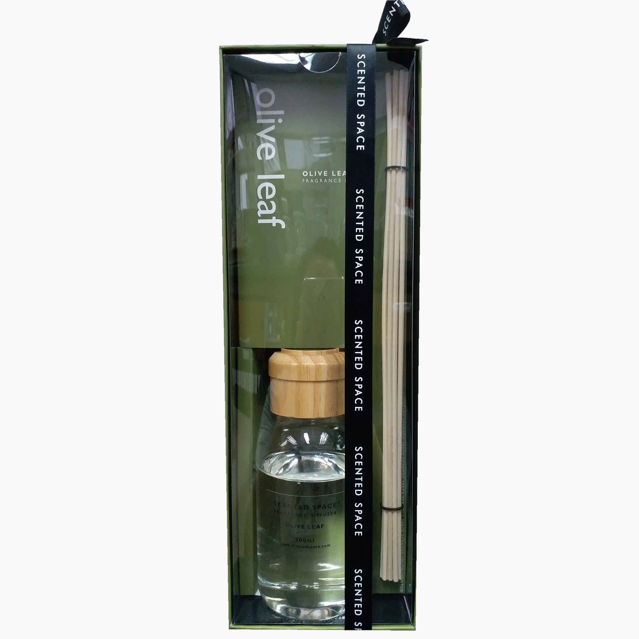 Scented Space Olive Leaf Fragrance Diffuser - 200 ml-household-homefragrance-reeddiffusers-image-2